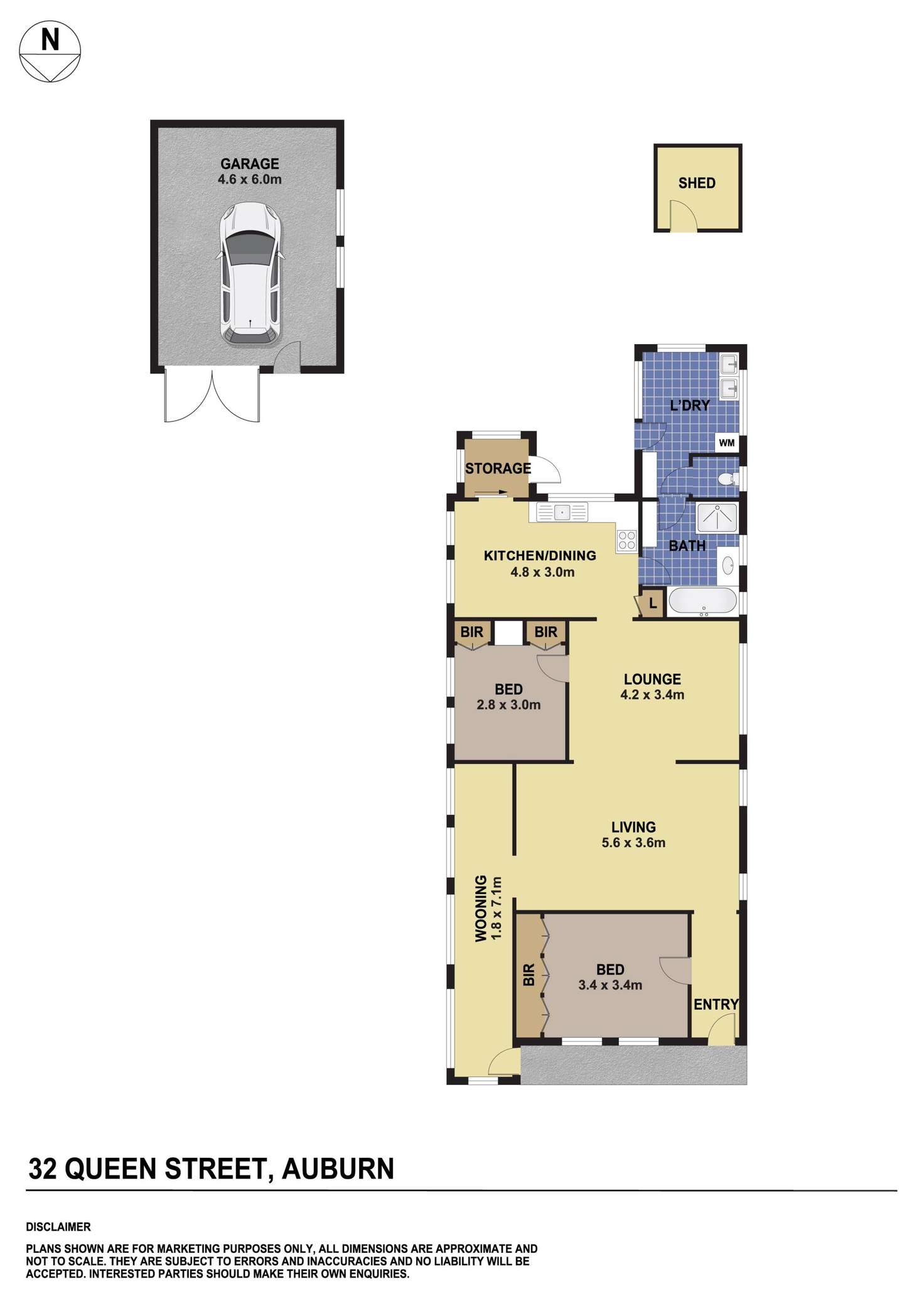 Floorplan of Homely house listing, 32 Queen Street, Auburn NSW 2144