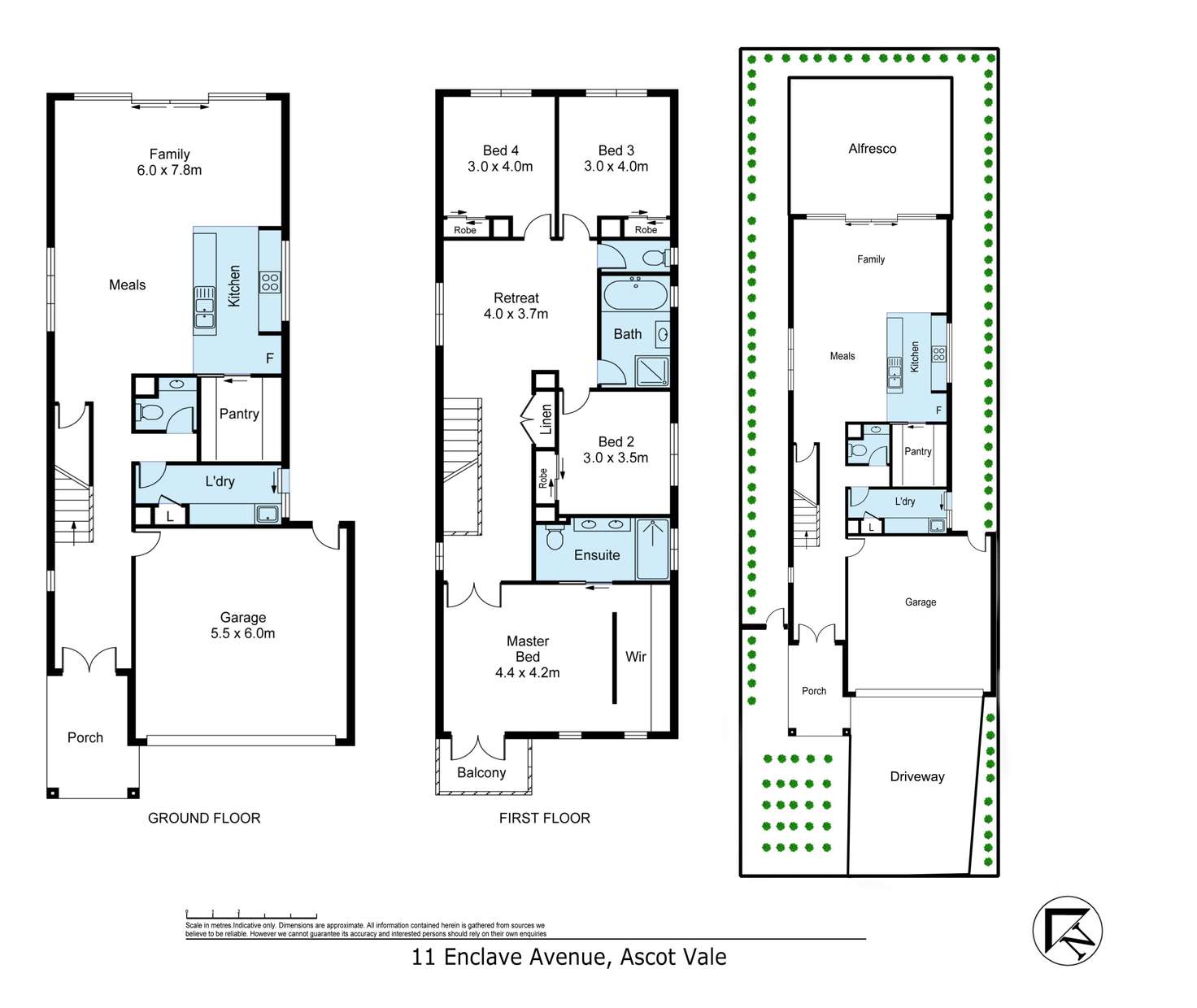 Floorplan of Homely house listing, 11 Enclave Avenue, Ascot Vale VIC 3032
