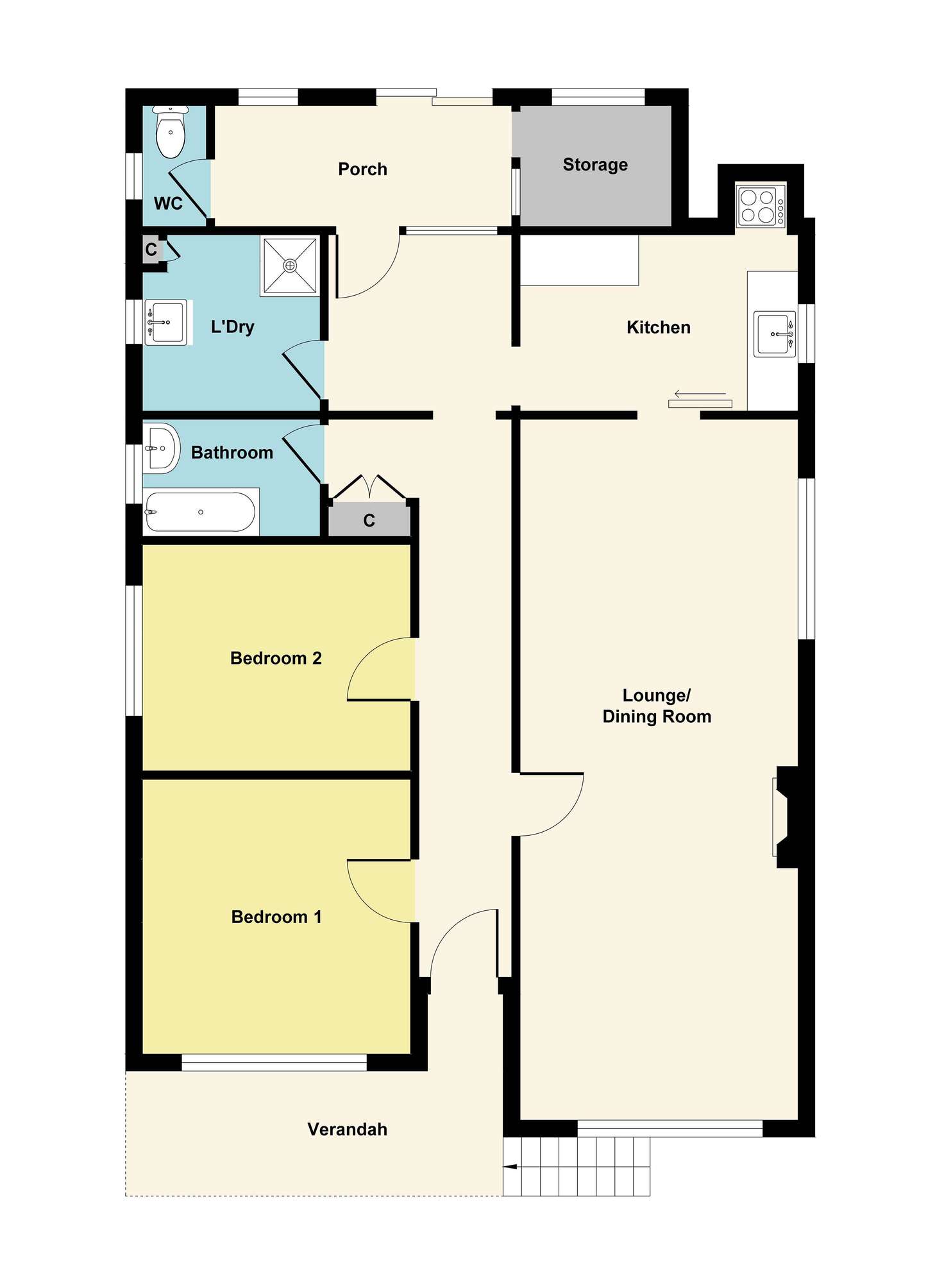 Floorplan of Homely house listing, 639 Maryborough-Dunolly Road Havelock Via, Maryborough VIC 3465