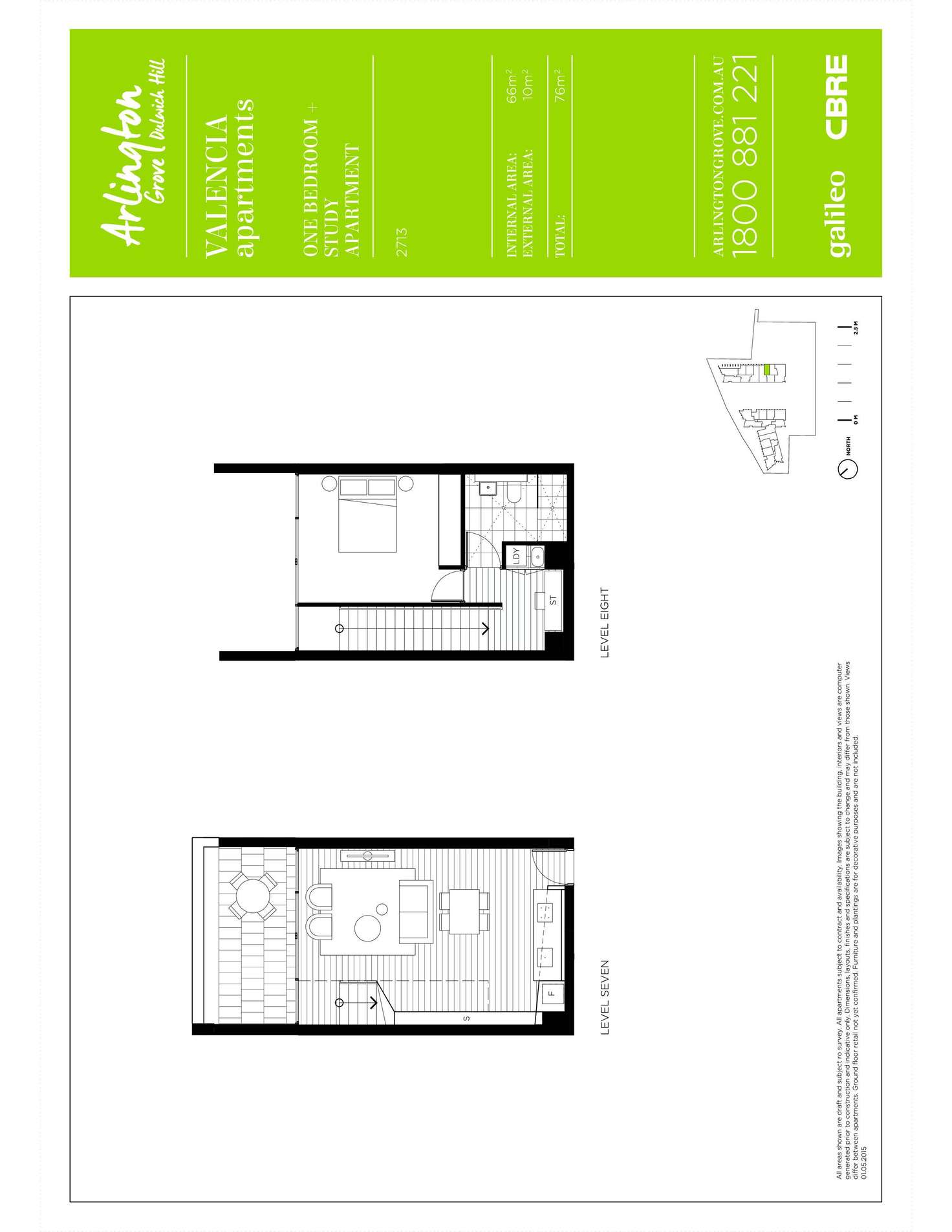 Floorplan of Homely apartment listing, 2713/6 Grove Street, Dulwich Hill NSW 2203