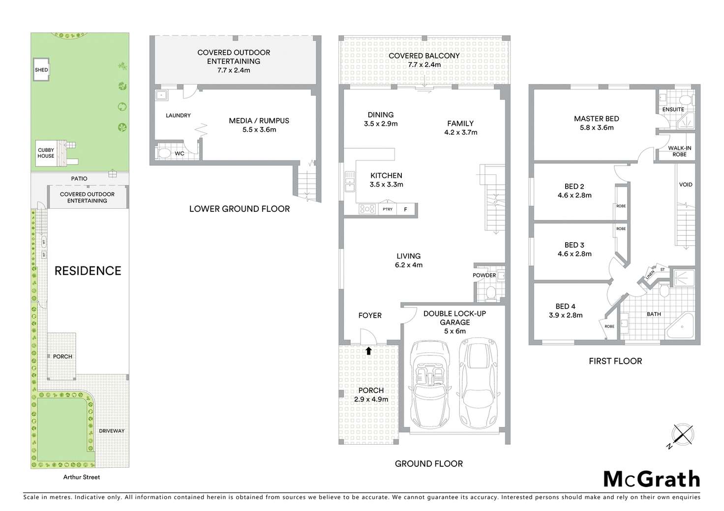 Floorplan of Homely semiDetached listing, 19B Arthur Street, Ryde NSW 2112