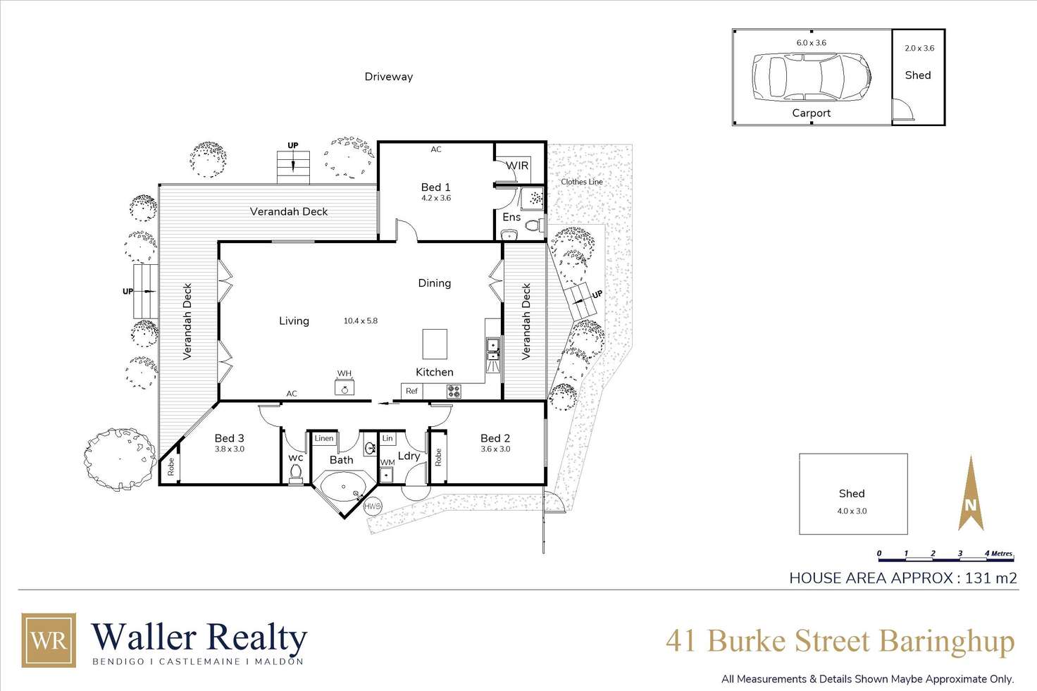 Floorplan of Homely house listing, 41 Burke Street, Baringhup VIC 3463