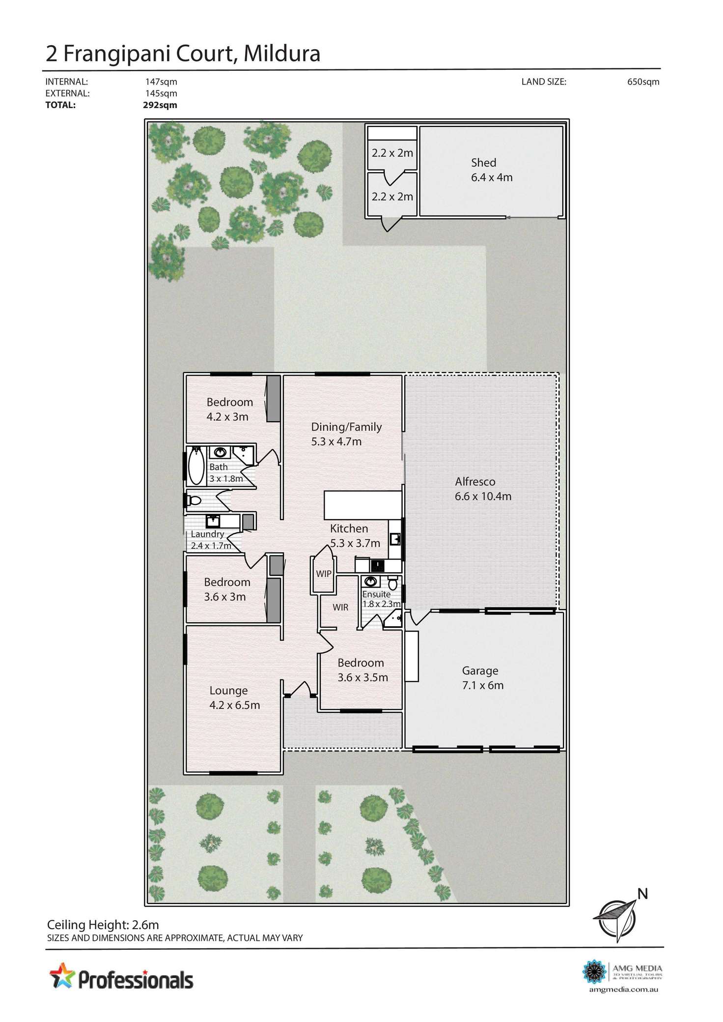 Floorplan of Homely house listing, 2 Frangipani Court, Mildura VIC 3500