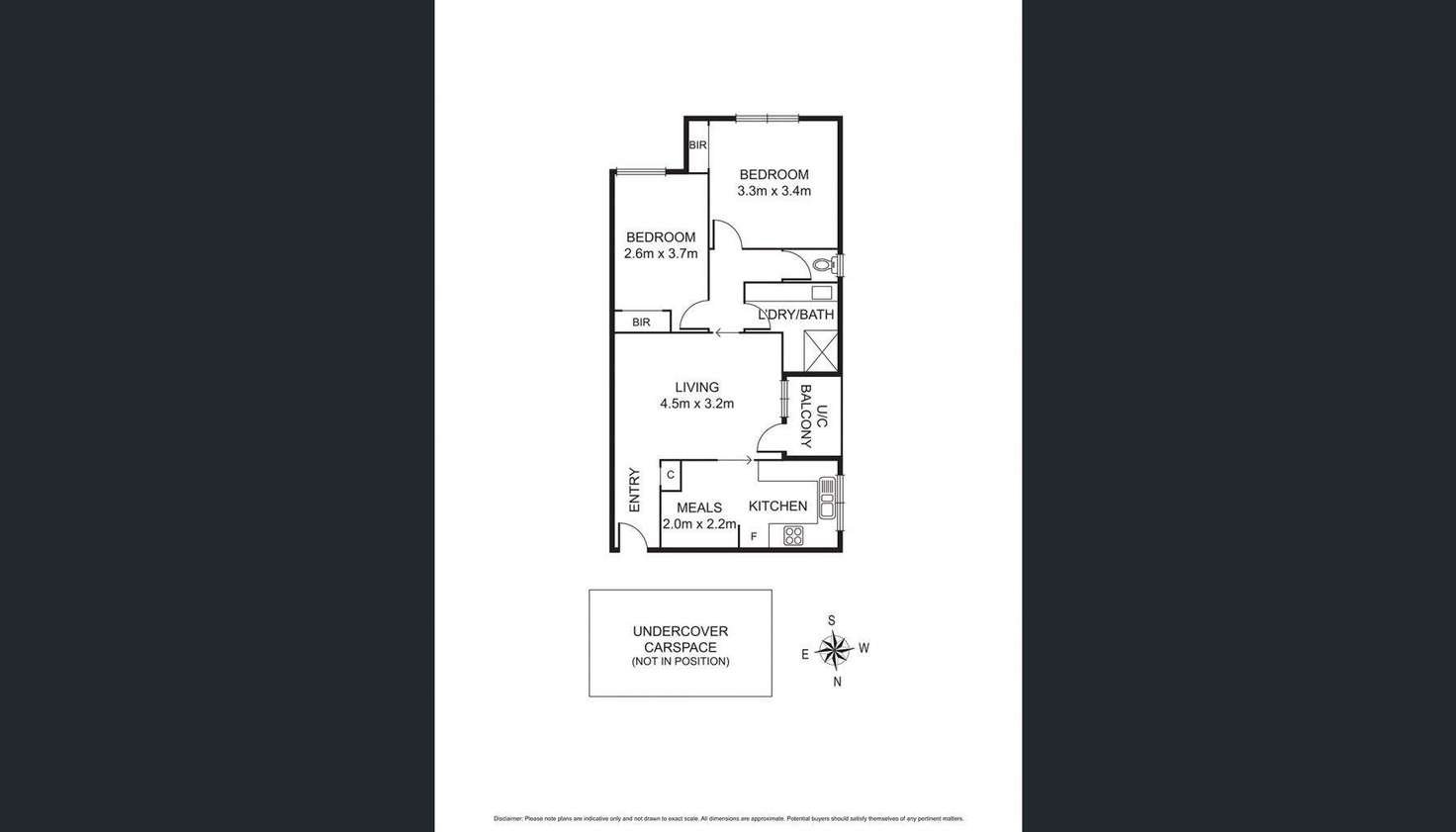 Floorplan of Homely apartment listing, 4/50 Reynard Street, Coburg VIC 3058