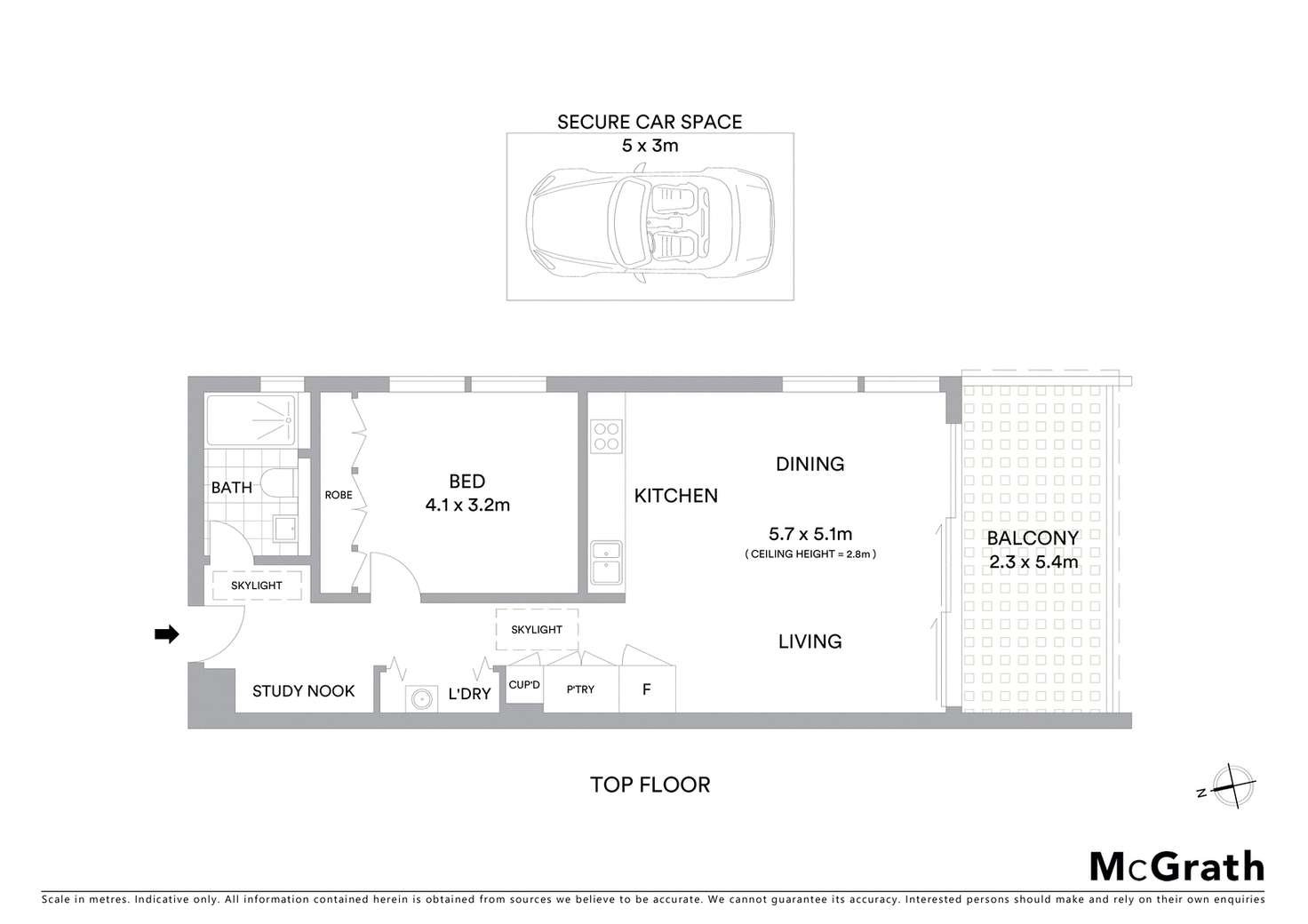 Floorplan of Homely apartment listing, 11/36 Fletcher Street, Tamarama NSW 2026