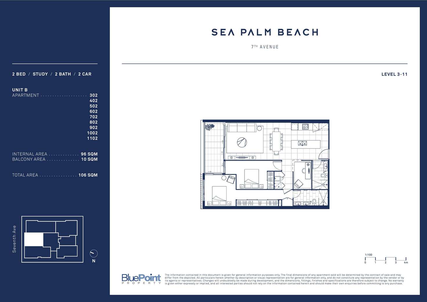 Floorplan of Homely apartment listing, 702/16-18 Seventh Avenue, Palm Beach QLD 4221