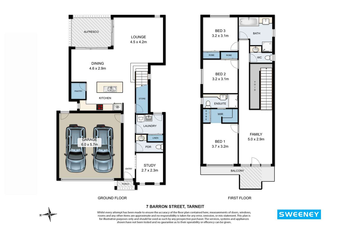 Floorplan of Homely house listing, 7 Barron Street, Tarneit VIC 3029