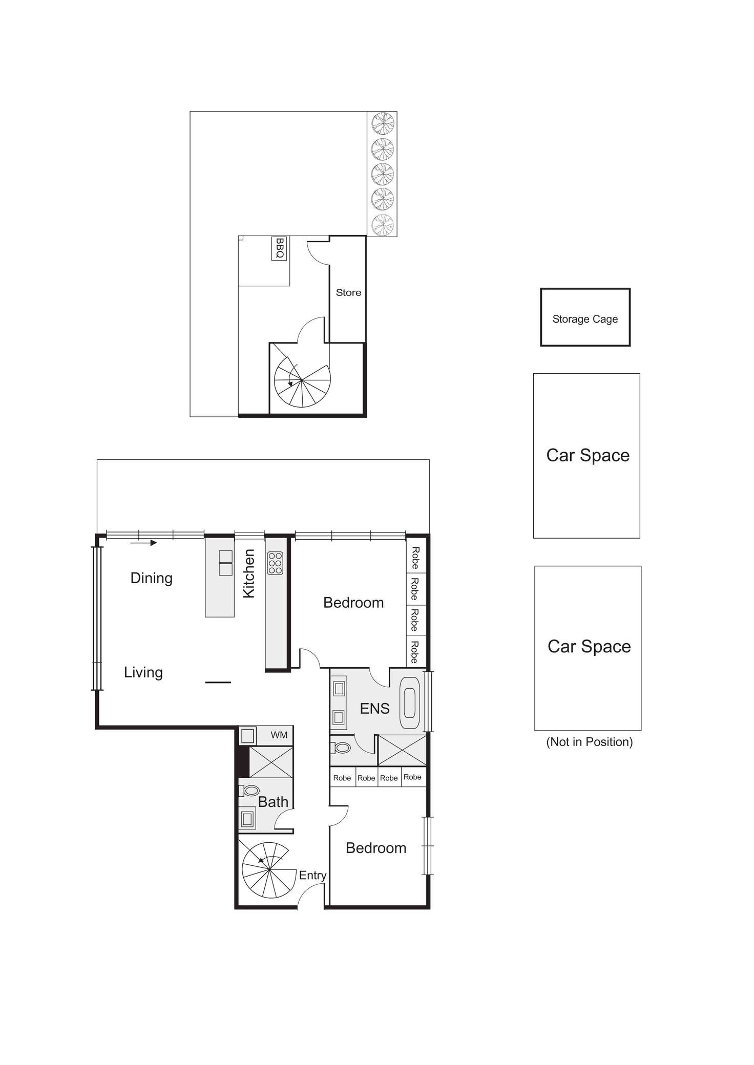 Floorplan of Homely apartment listing, 302/47 Ormond Esplanade, Elwood VIC 3184