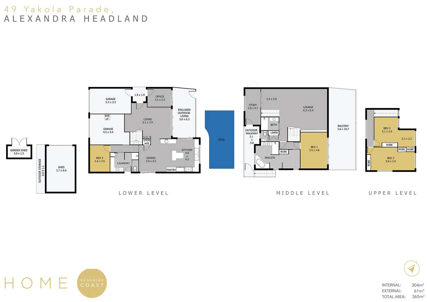 Floorplan of Homely house listing, 49 Yakola Parade, Alexandra Headland QLD 4572