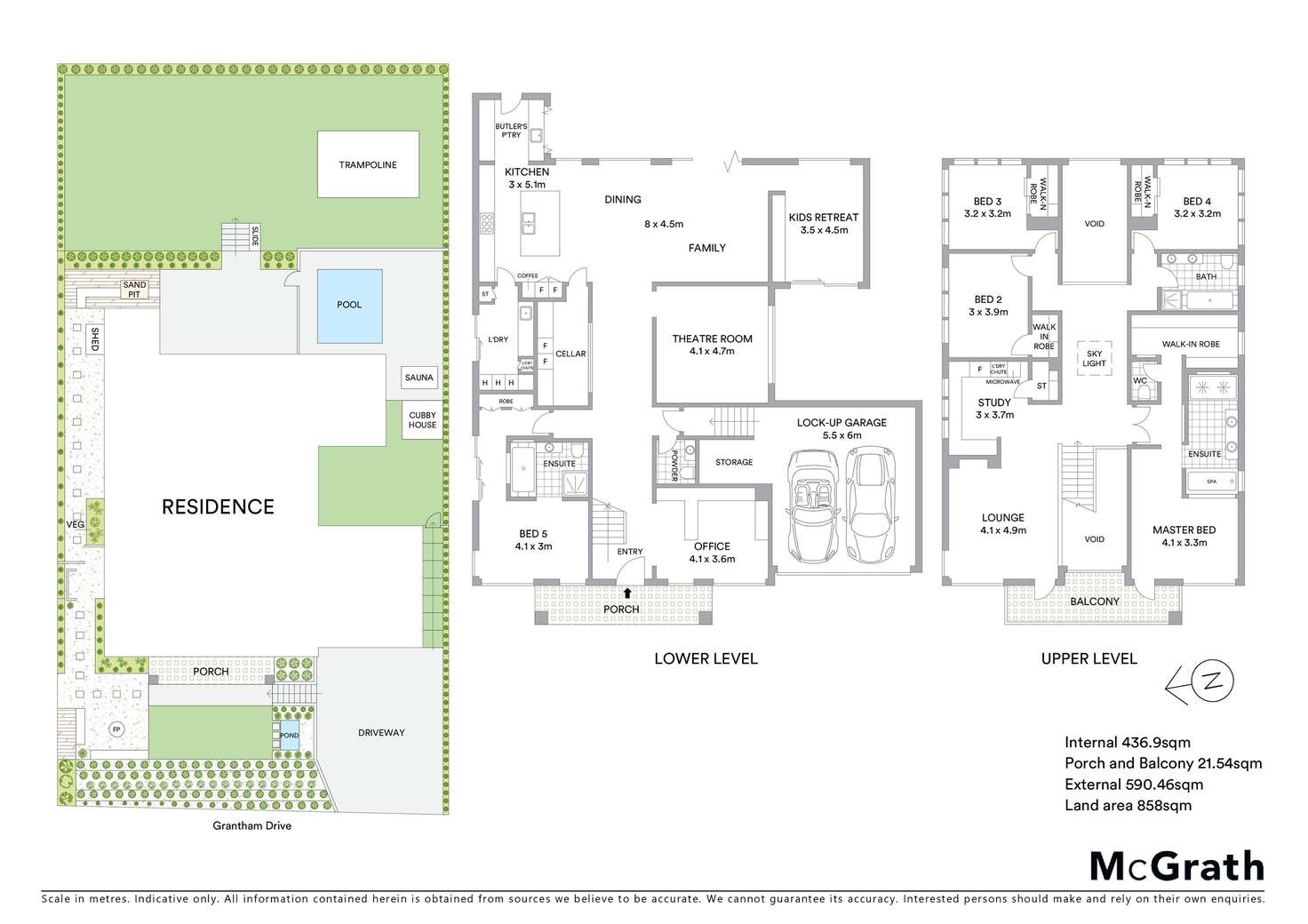 Floorplan of Homely house listing, 106 Grantham Drive, Highton VIC 3216