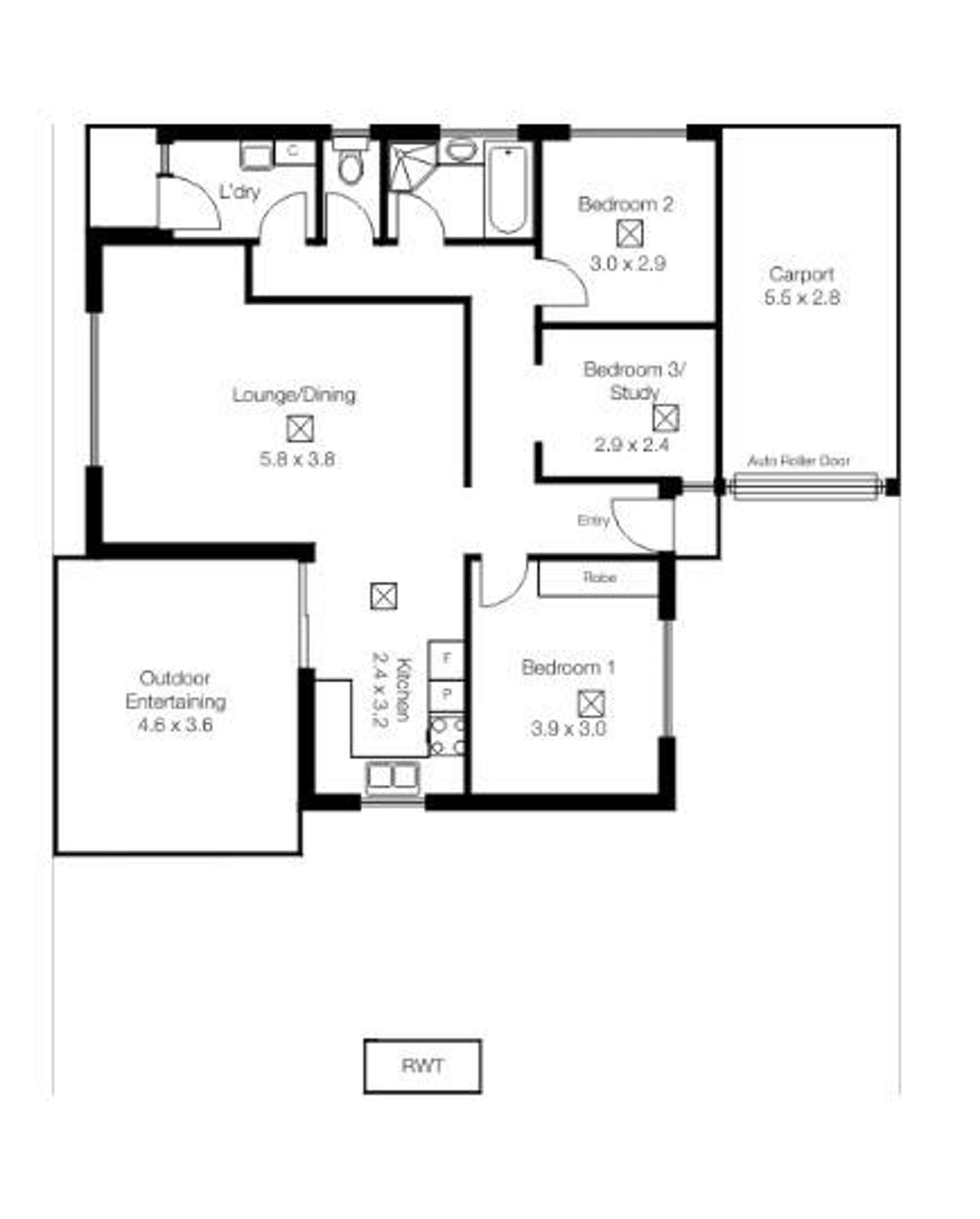 Floorplan of Homely house listing, 9 Ravel Avenue, Ingle Farm SA 5098