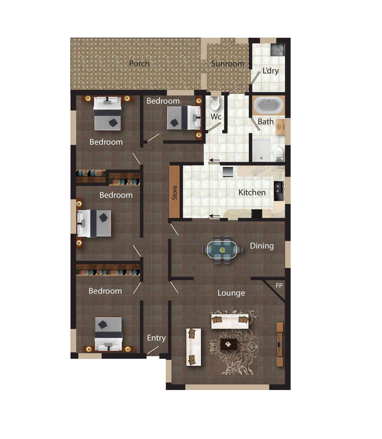 Floorplan of Homely house listing, 15 Hillbar Rise, Queanbeyan NSW 2620