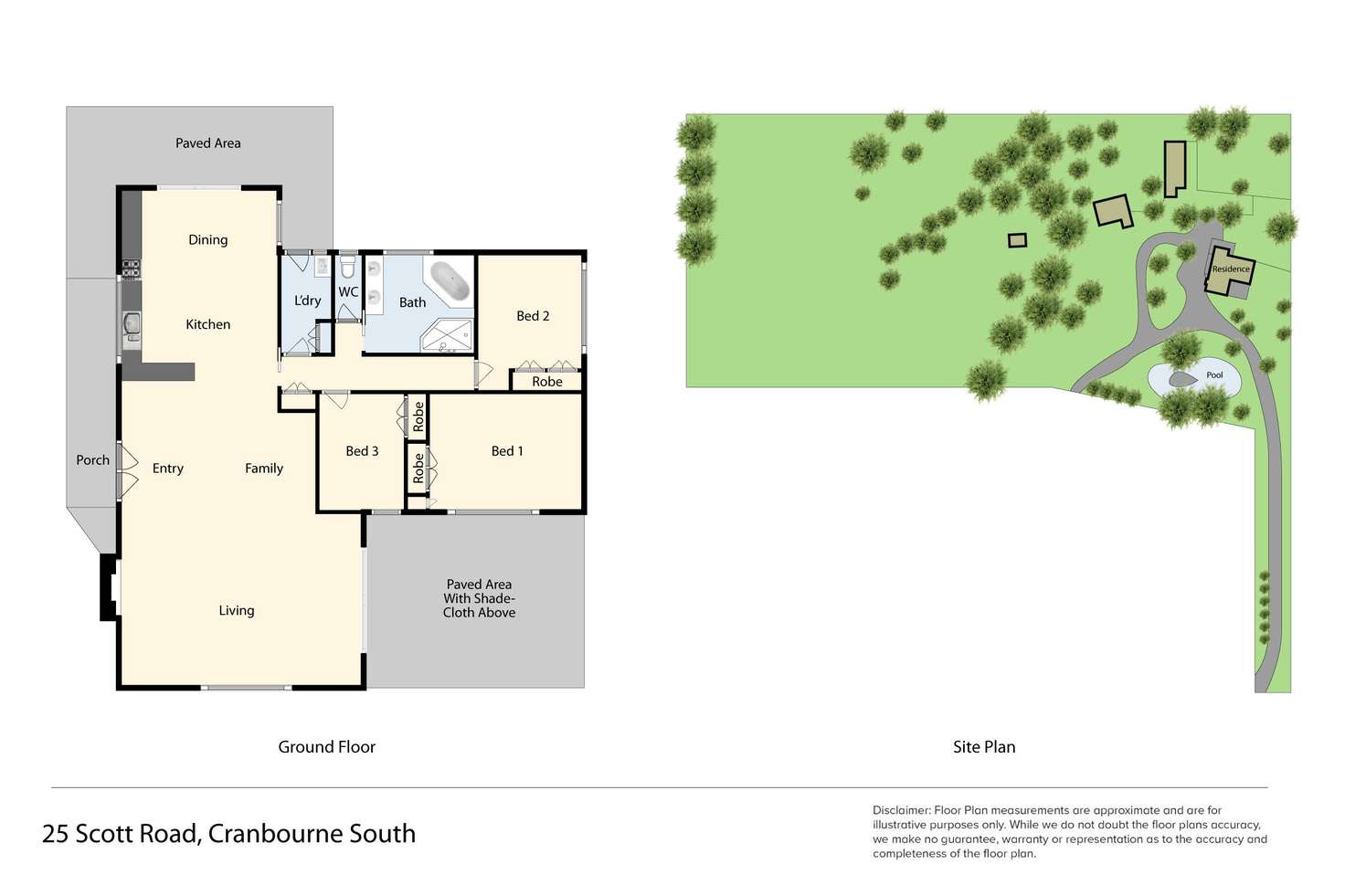 Floorplan of Homely house listing, 25 Scott Road, Cranbourne South VIC 3977