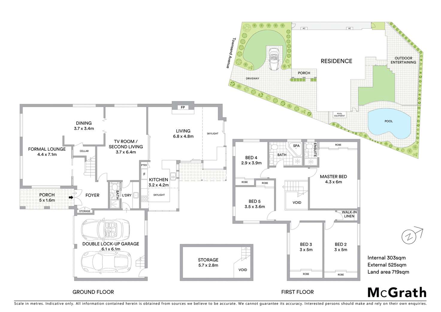 Floorplan of Homely house listing, 5 Townsend Avenue, Frenchs Forest NSW 2086