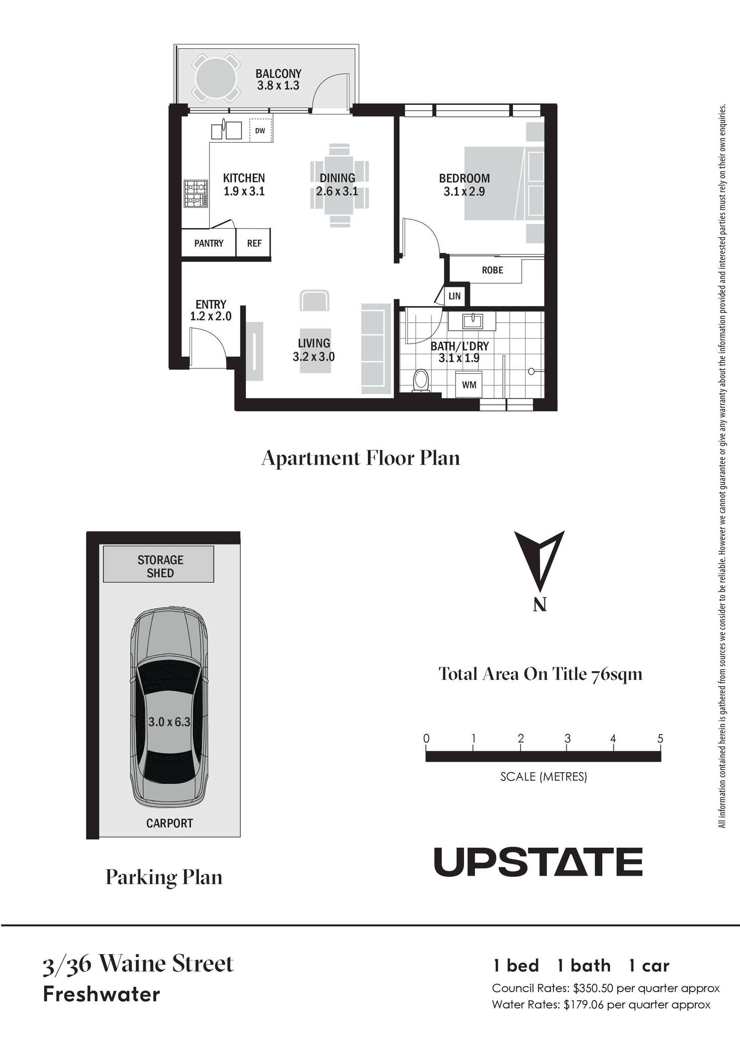 Floorplan of Homely apartment listing, 3/36 Waine Street, Freshwater NSW 2096