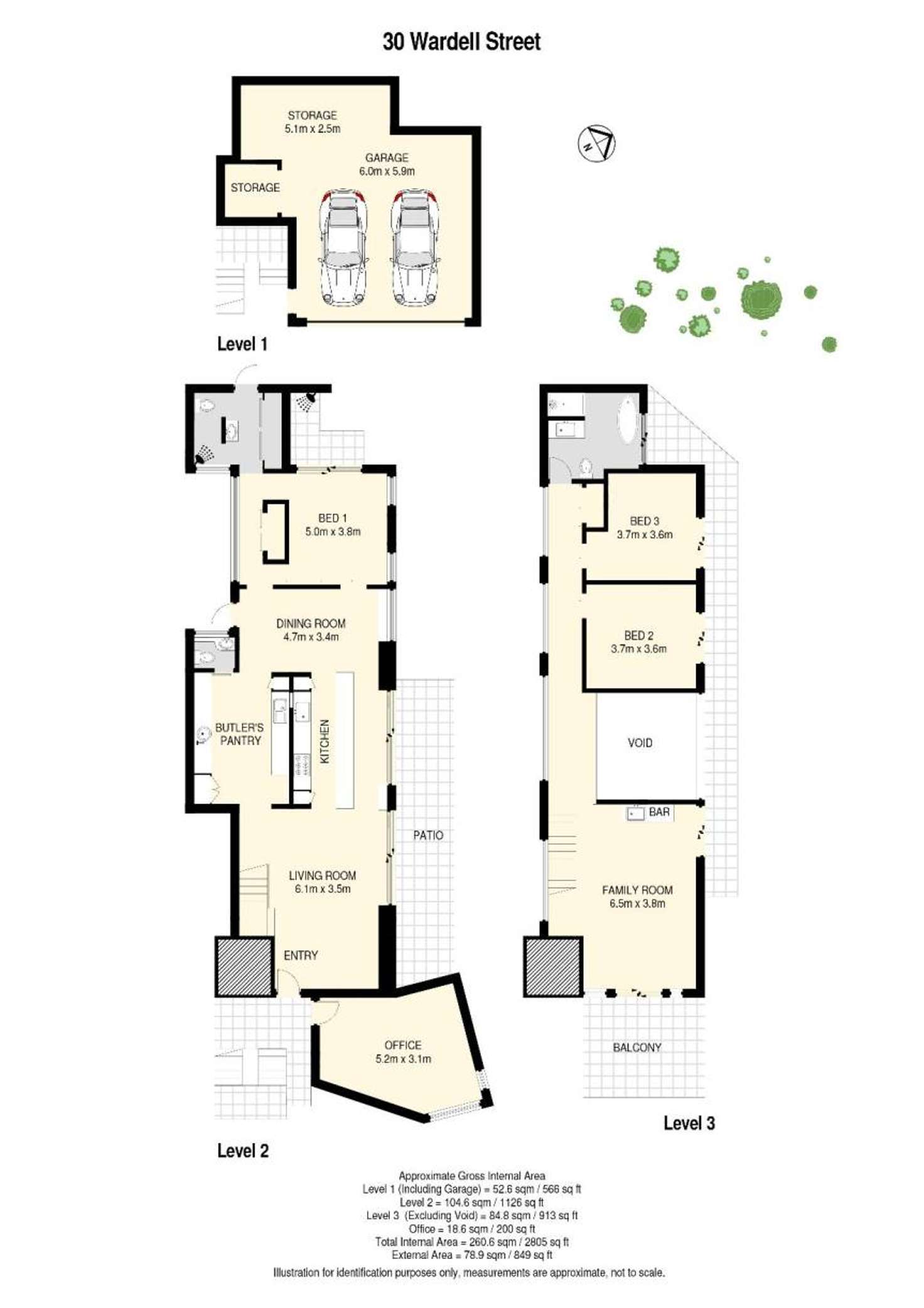 Floorplan of Homely house listing, 30 Wardell Street, Ashgrove QLD 4060