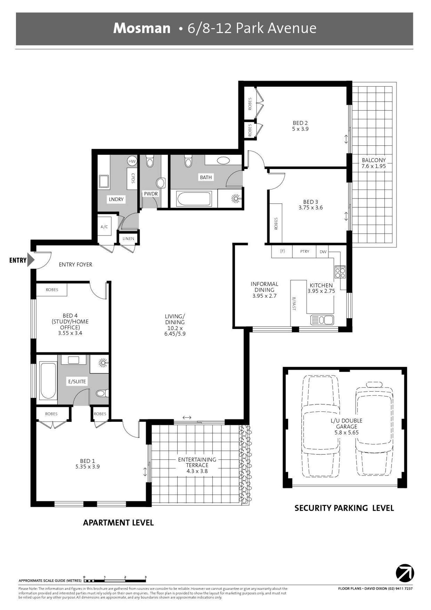 Floorplan of Homely apartment listing, 6/8-12 Park Avenue, Mosman NSW 2088