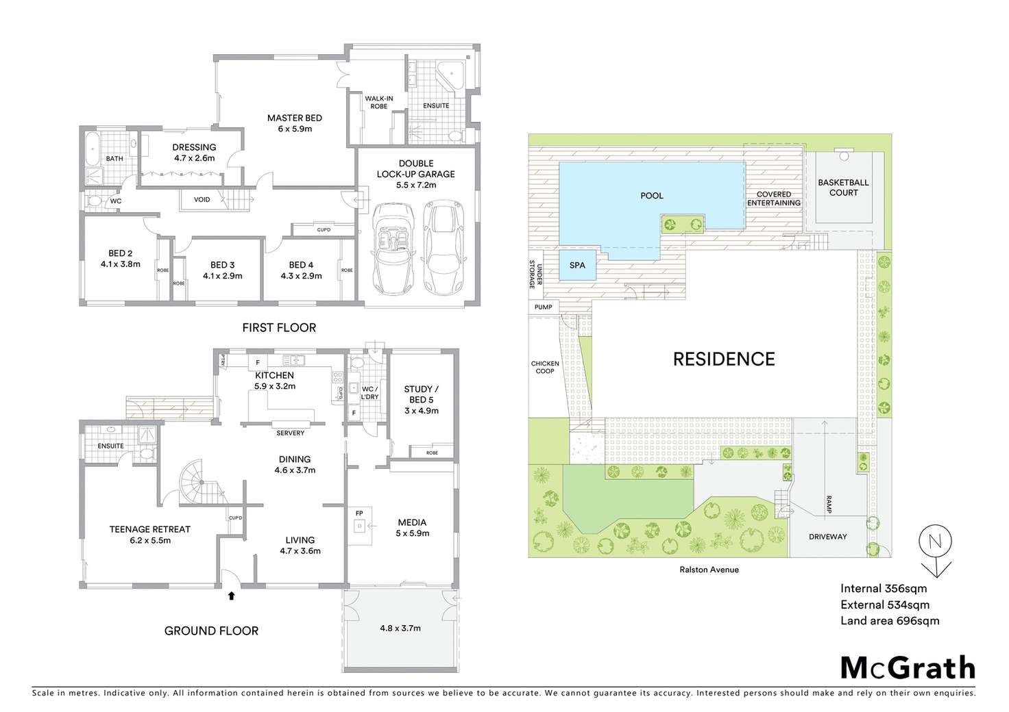 Floorplan of Homely house listing, 75 Ralston Avenue, Belrose NSW 2085