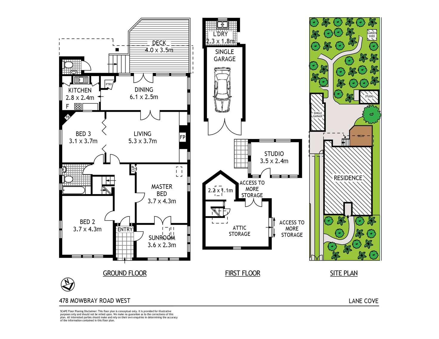 Floorplan of Homely house listing, 478 Mowbray Road, Lane Cove NSW 2066