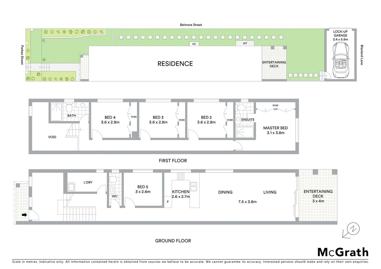 Floorplan of Homely semiDetached listing, 2 Parkes Street, Ryde NSW 2112