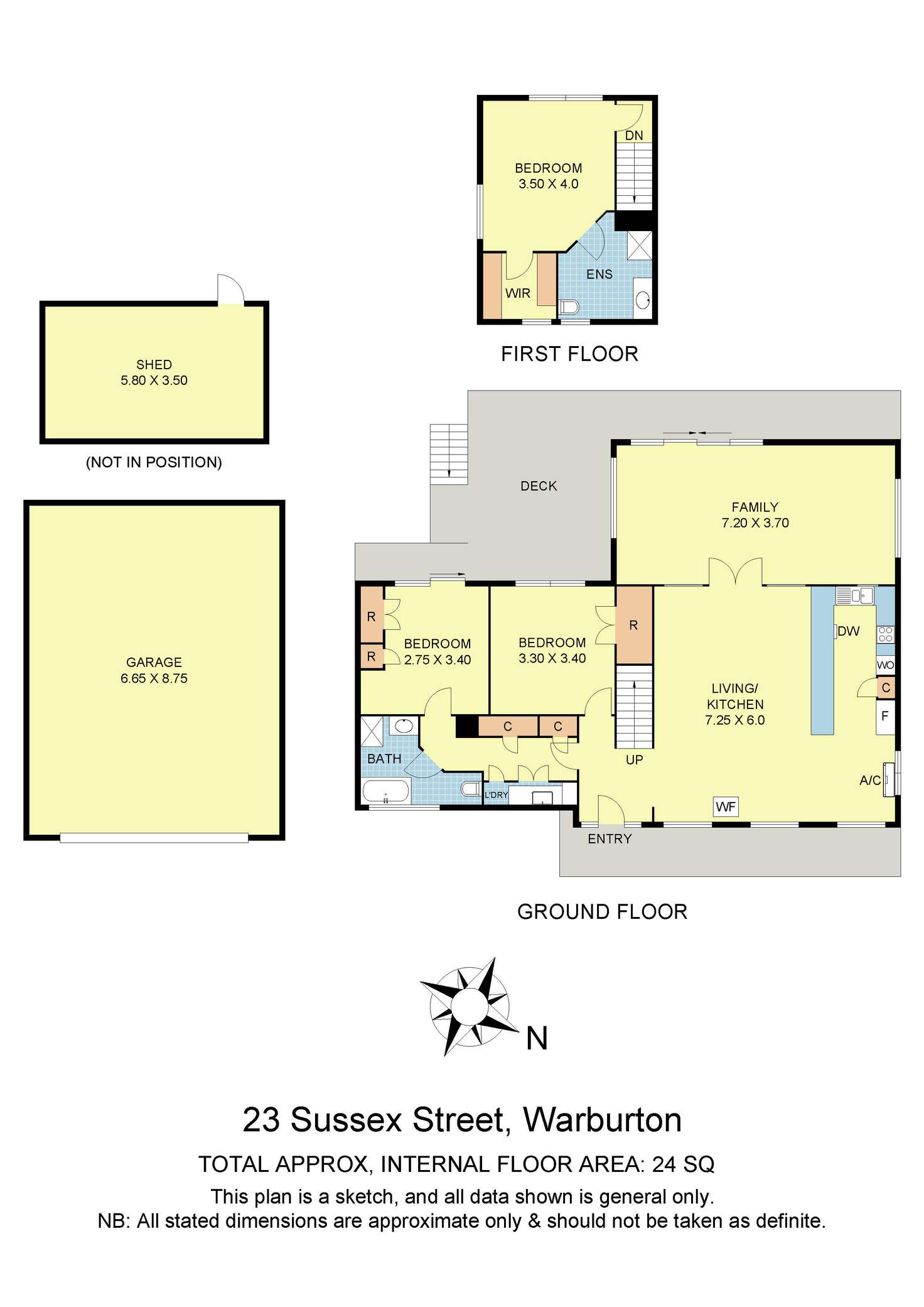 Floorplan of Homely house listing, 23 Sussex Street, Warburton VIC 3799