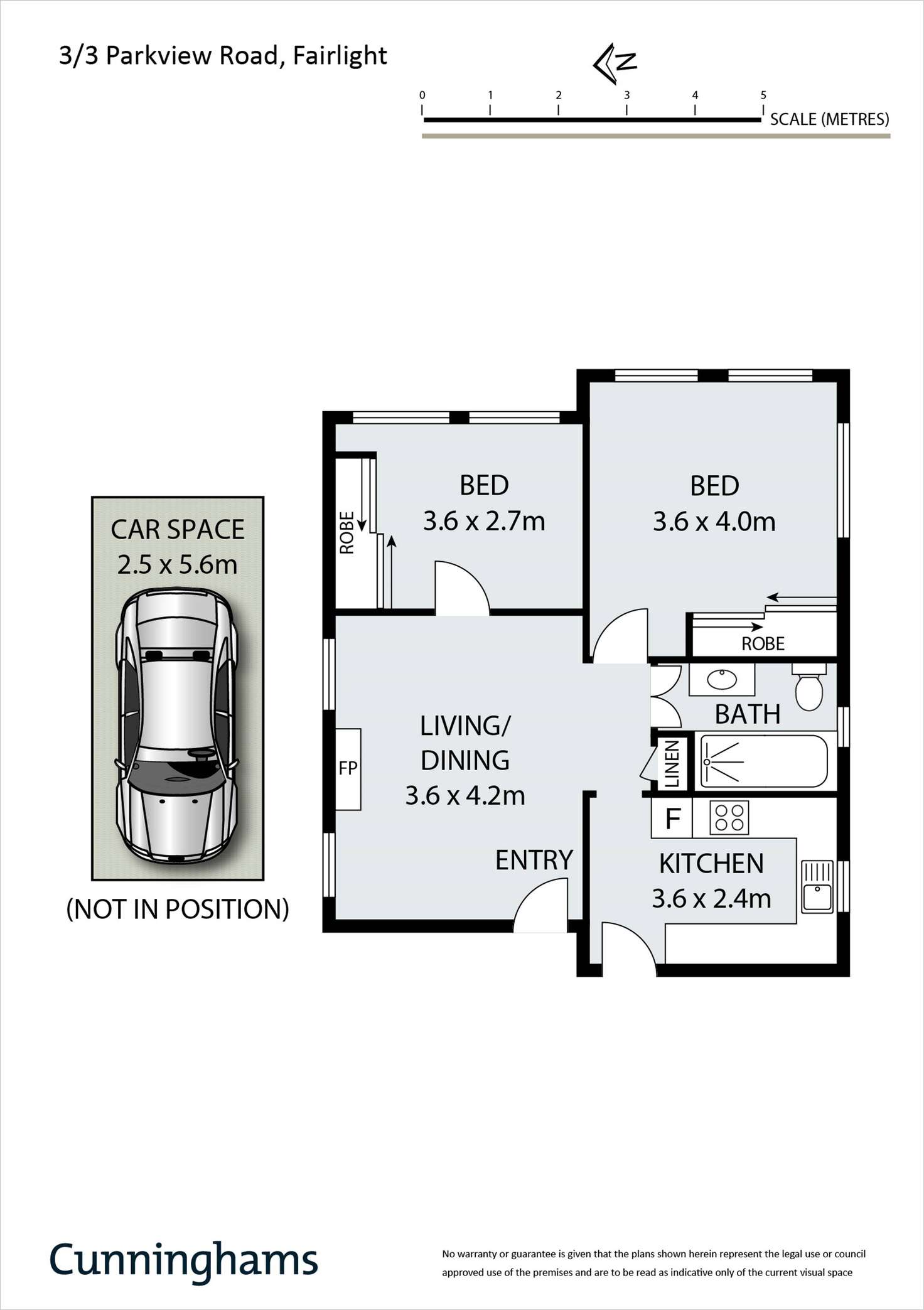 Floorplan of Homely apartment listing, 3/3 Parkview Road, Fairlight NSW 2094