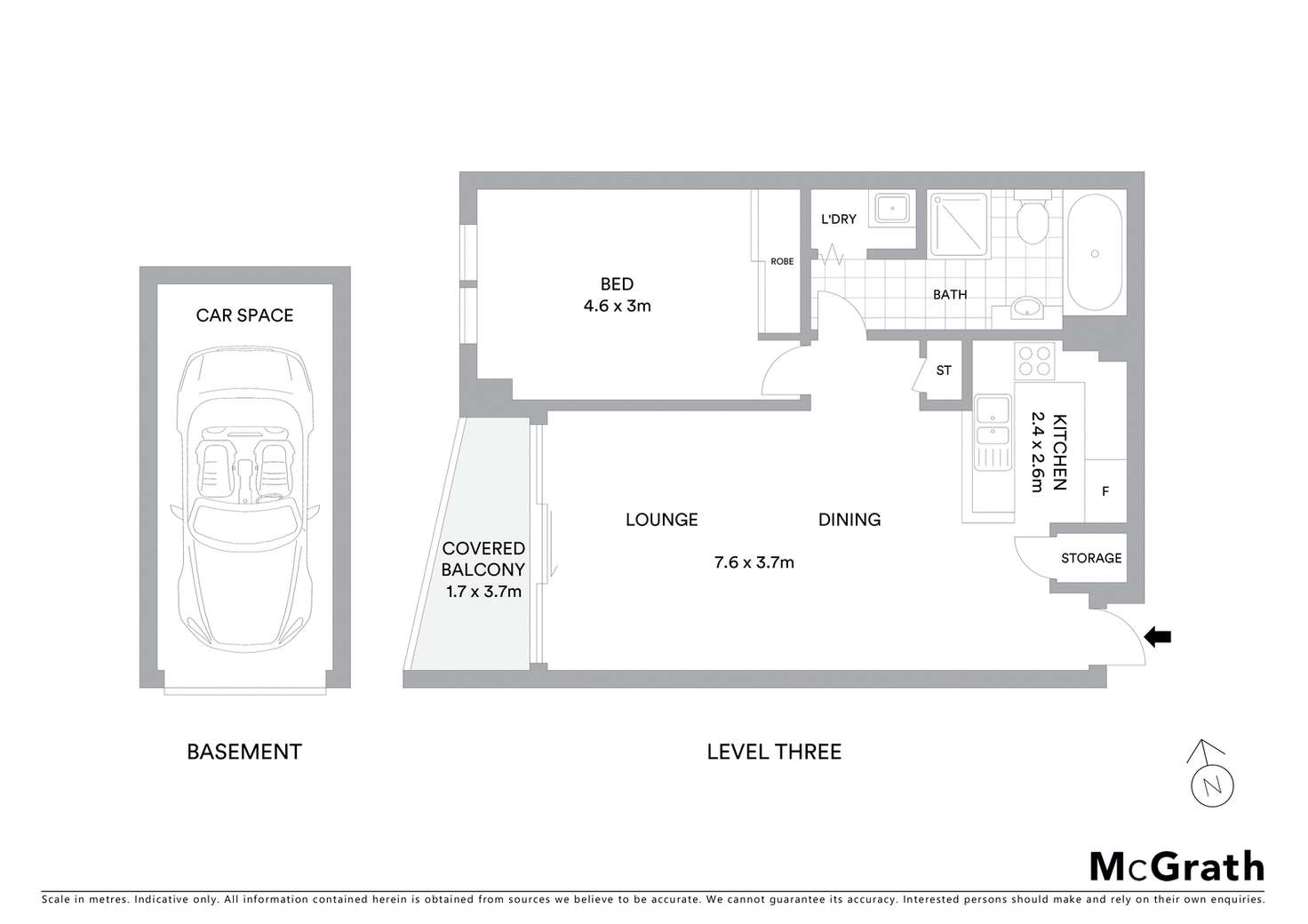 Floorplan of Homely apartment listing, 649/83-93 Dalmeny Avenue, Rosebery NSW 2018