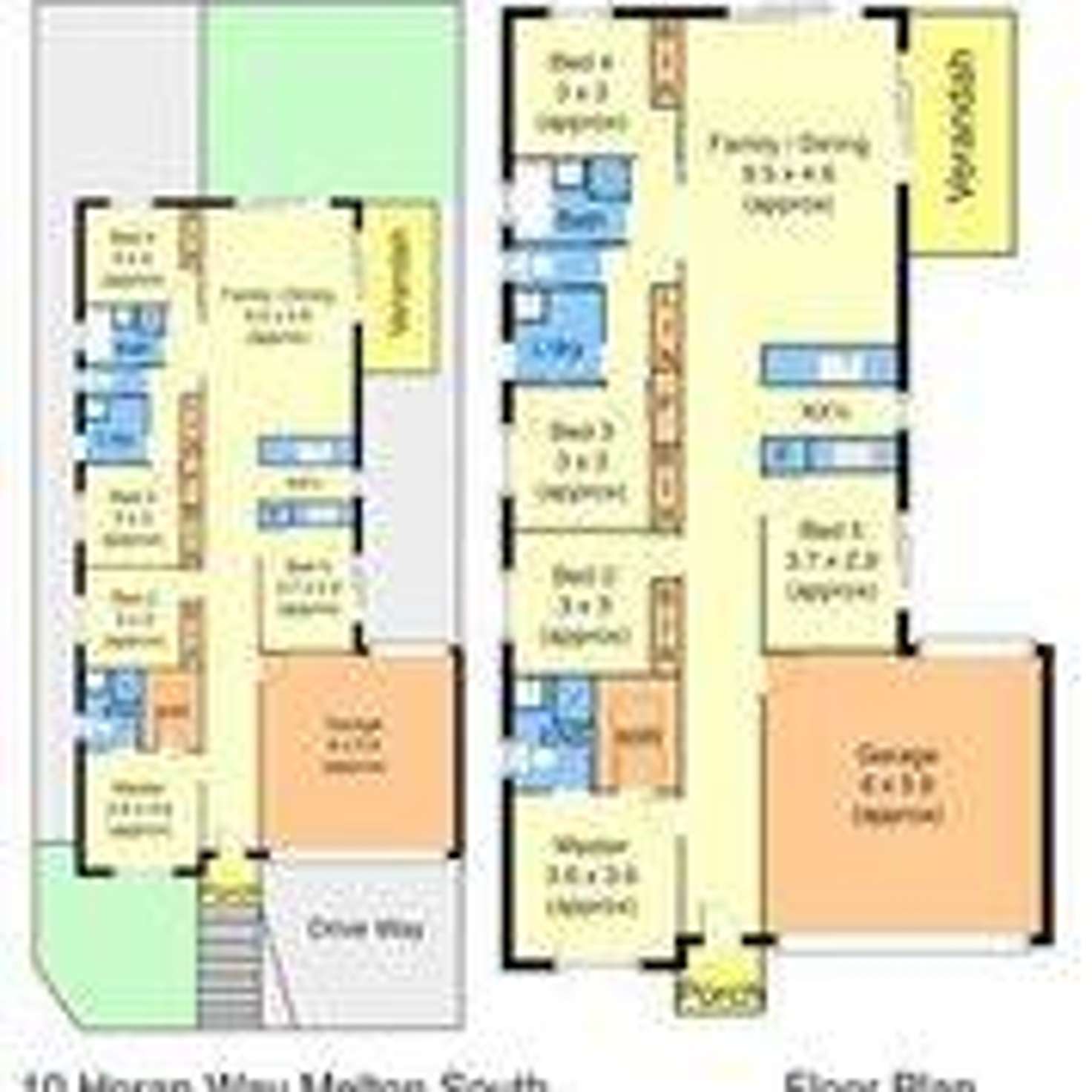 Floorplan of Homely house listing, 10 Horan Way, Weir Views VIC 3338