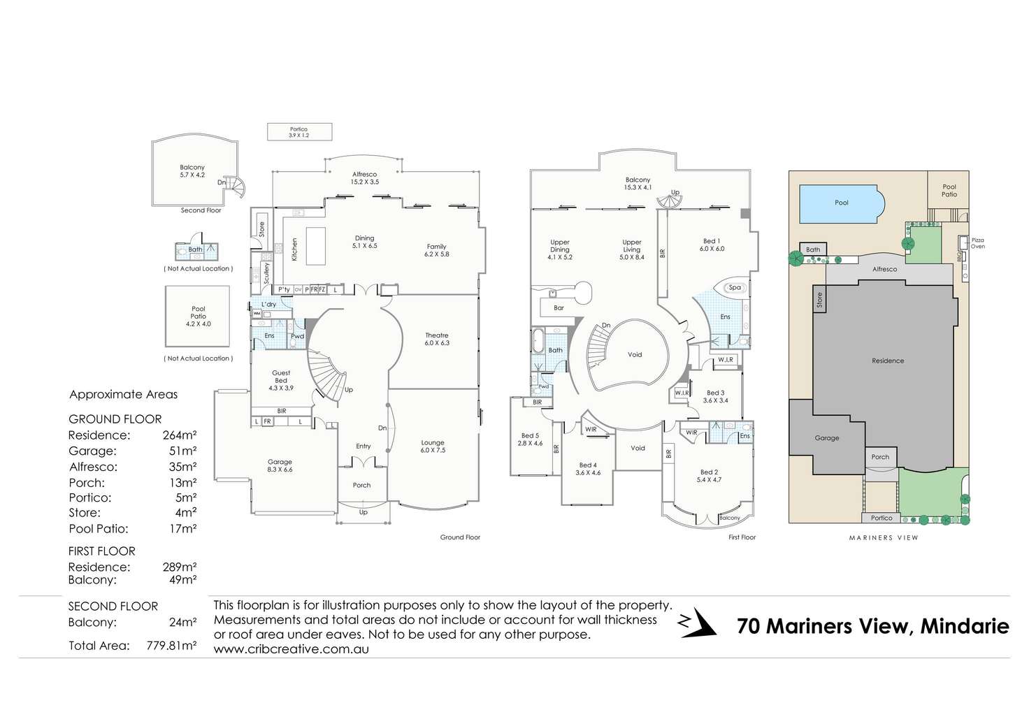 Floorplan of Homely house listing, 70 Mariners View, Mindarie WA 6030