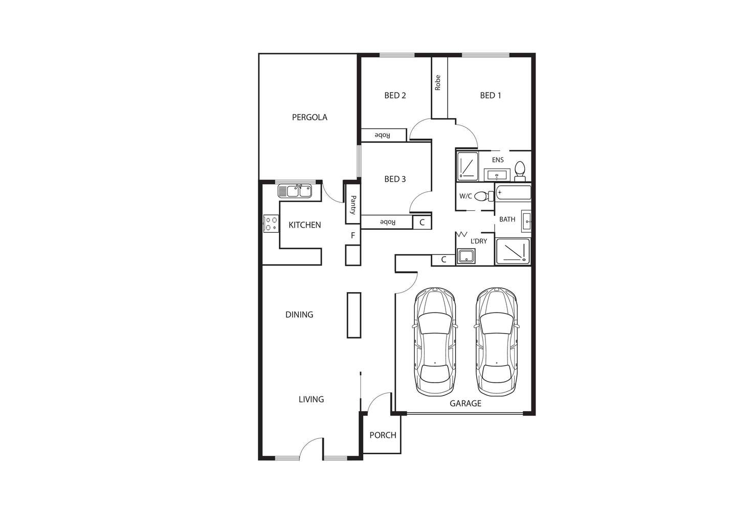 Floorplan of Homely townhouse listing, 5/48 Betty Maloney Crescent, Banks ACT 2906