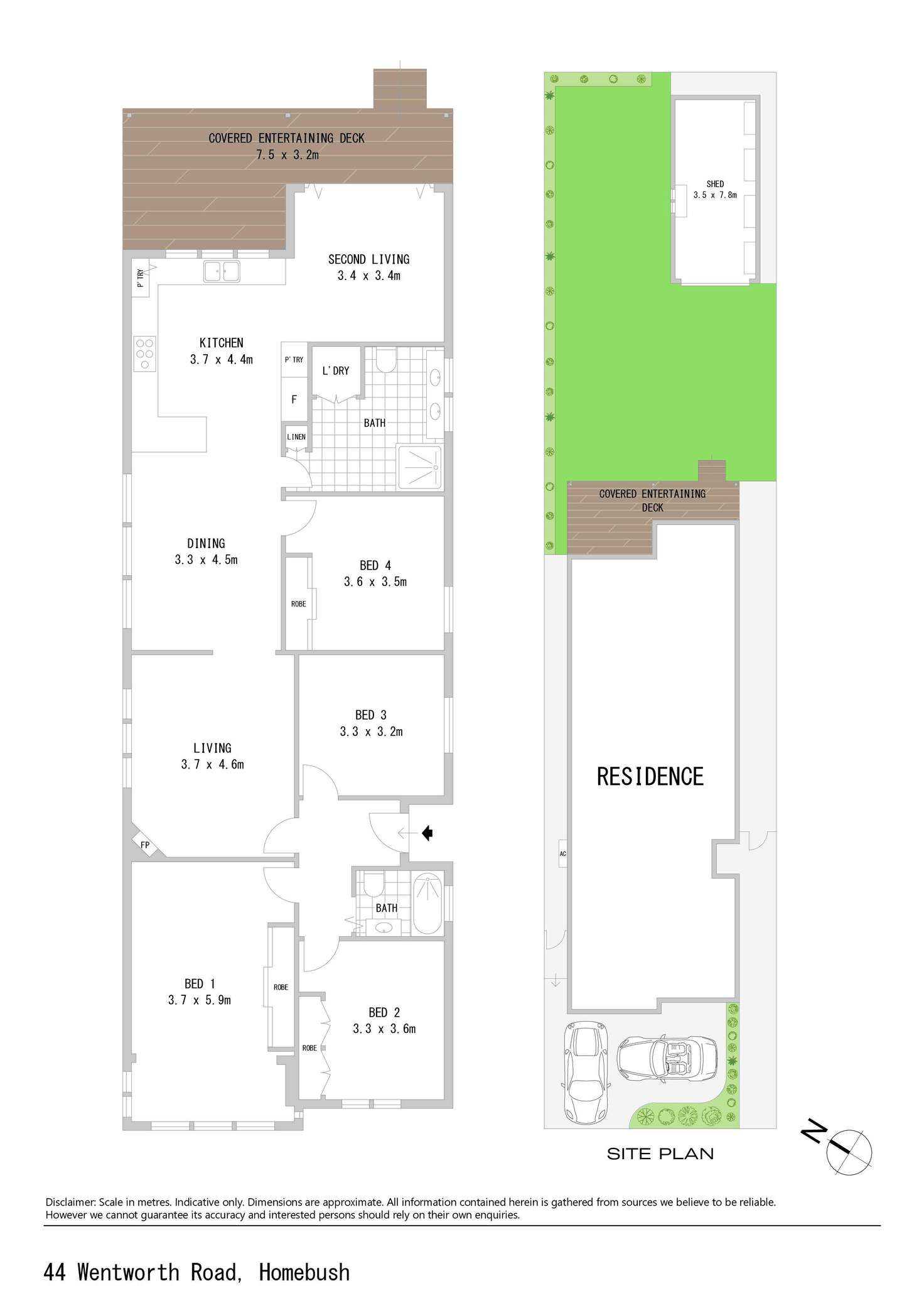 Floorplan of Homely house listing, 44 Wentworth Road, Homebush NSW 2140