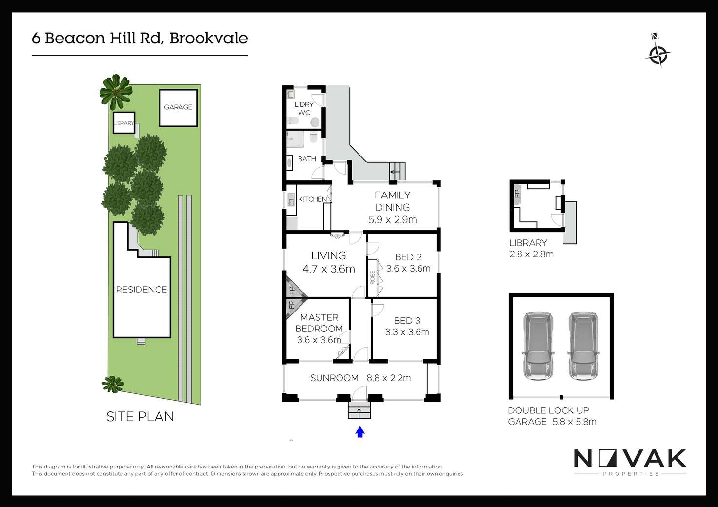 Floorplan of Homely house listing, 6 Beacon Hill Road, Brookvale NSW 2100