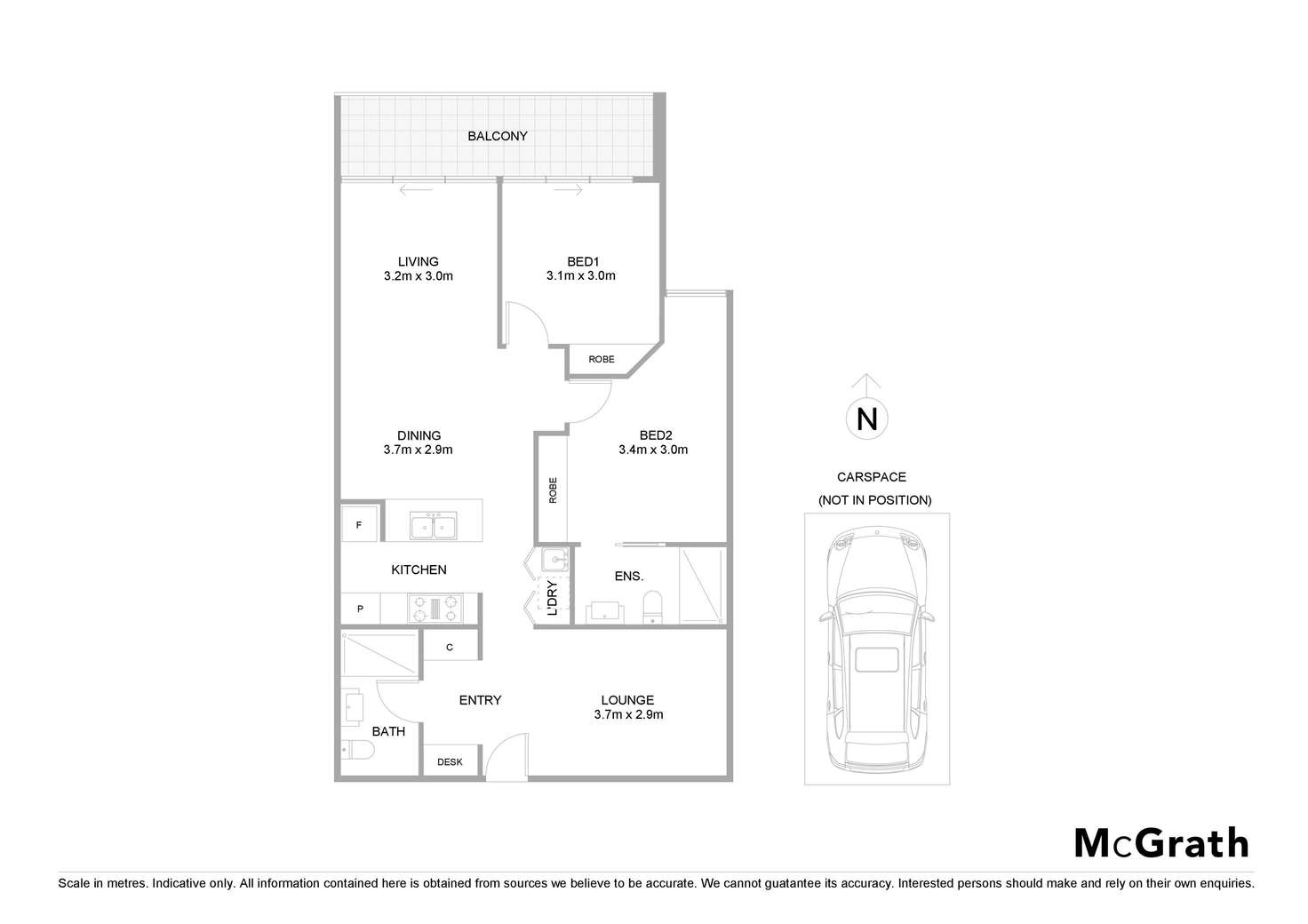 Floorplan of Homely apartment listing, 211/1 Charlnet Drive, Vermont South VIC 3133