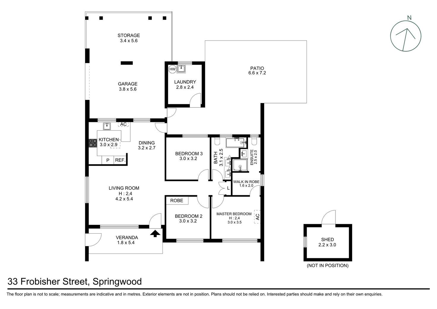 Floorplan of Homely house listing, 33 Frobisher Street, Springwood QLD 4127