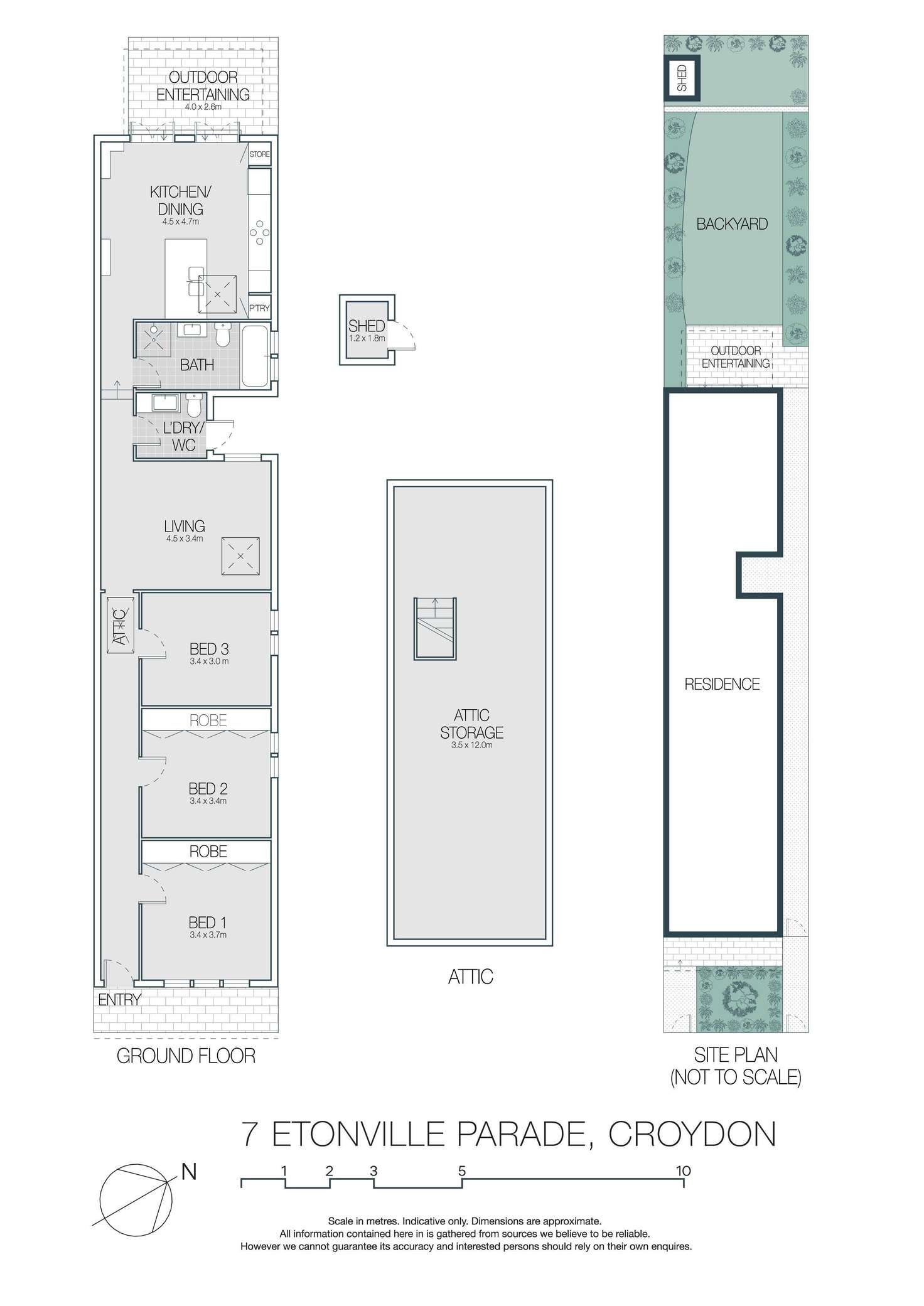 Floorplan of Homely house listing, 7 Etonville Parade, Croydon NSW 2132