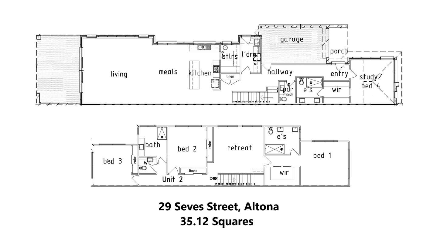 Floorplan of Homely townhouse listing, 29a Seves Street, Altona VIC 3018