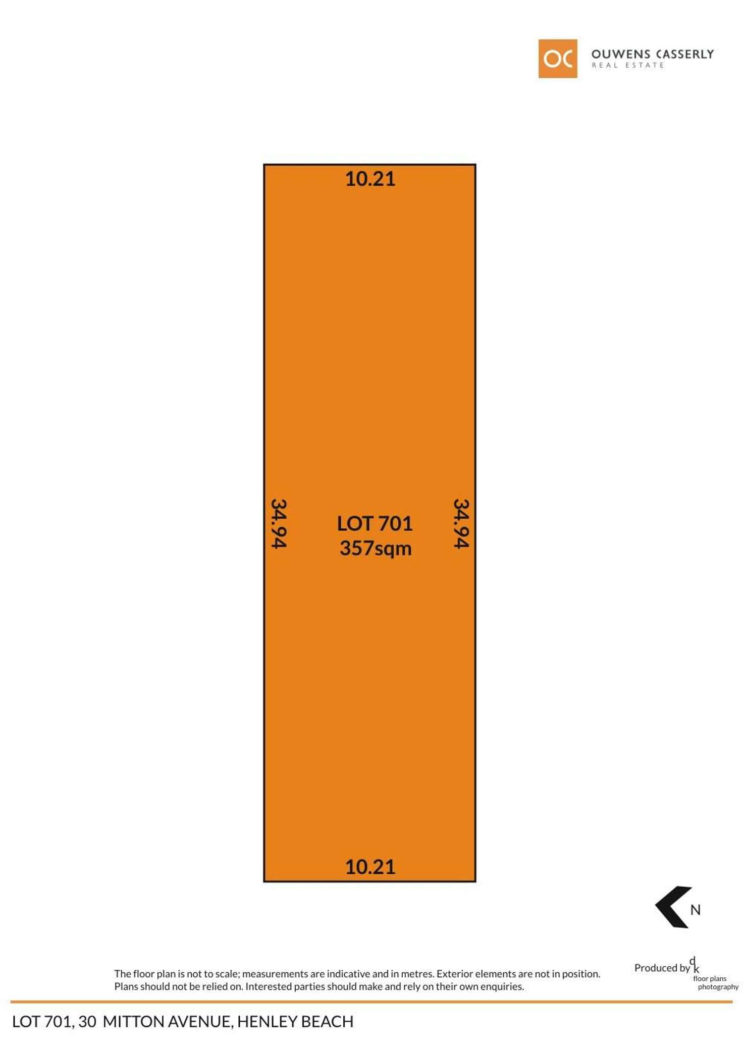 Floorplan of Homely residentialLand listing, 30 Mitton Avenue, Henley Beach SA 5022