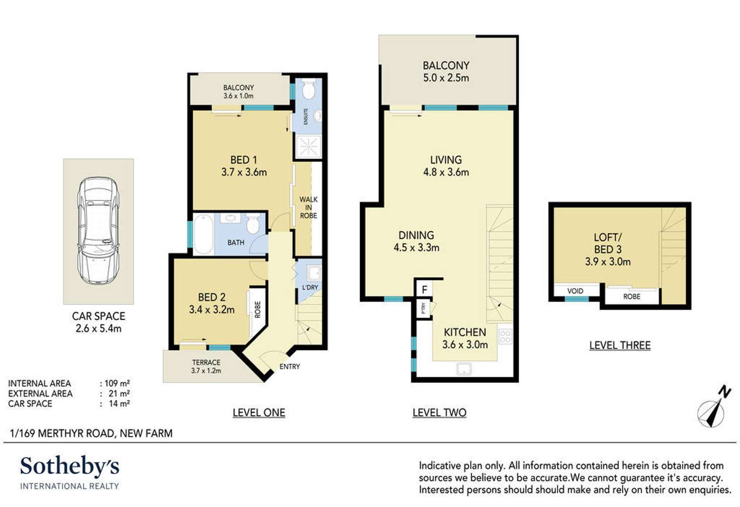 Floorplan of Homely unit listing, 1/169 Merthyr Road, New Farm QLD 4005