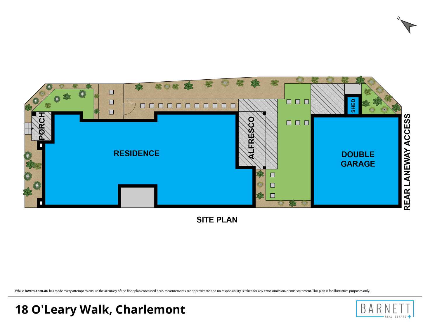 Floorplan of Homely house listing, 18 Oleary Walk, Charlemont VIC 3217