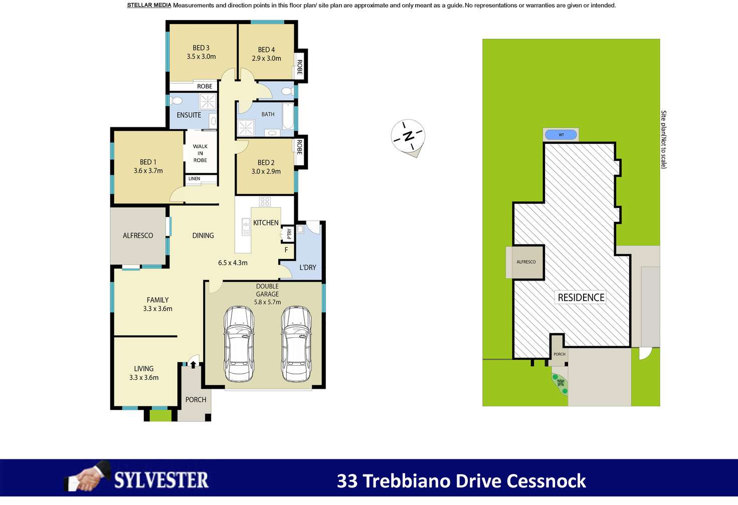 Floorplan of Homely house listing, 33 Trebbiano Drive, Cessnock NSW 2325