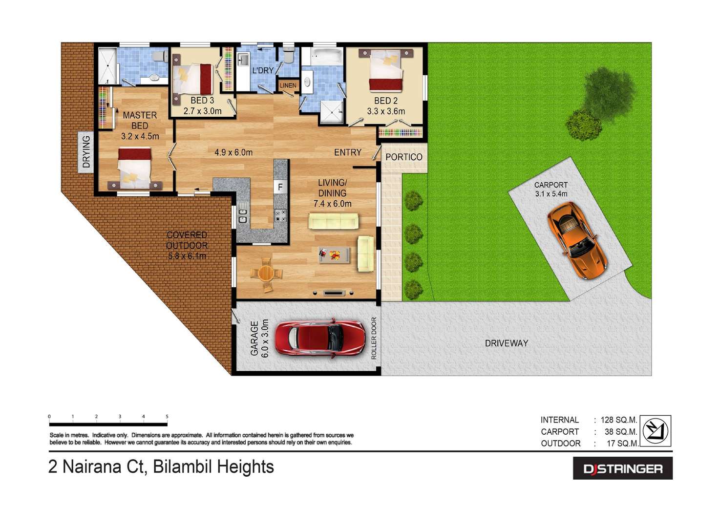 Floorplan of Homely house listing, 2 Nairana Court, Bilambil Heights NSW 2486