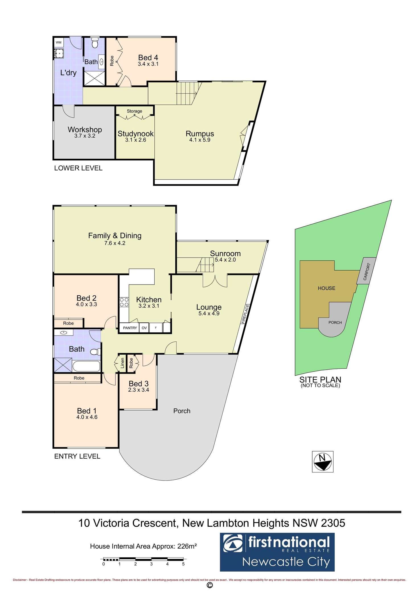 Floorplan of Homely house listing, 10 Victoria Crescent, New Lambton Heights NSW 2305