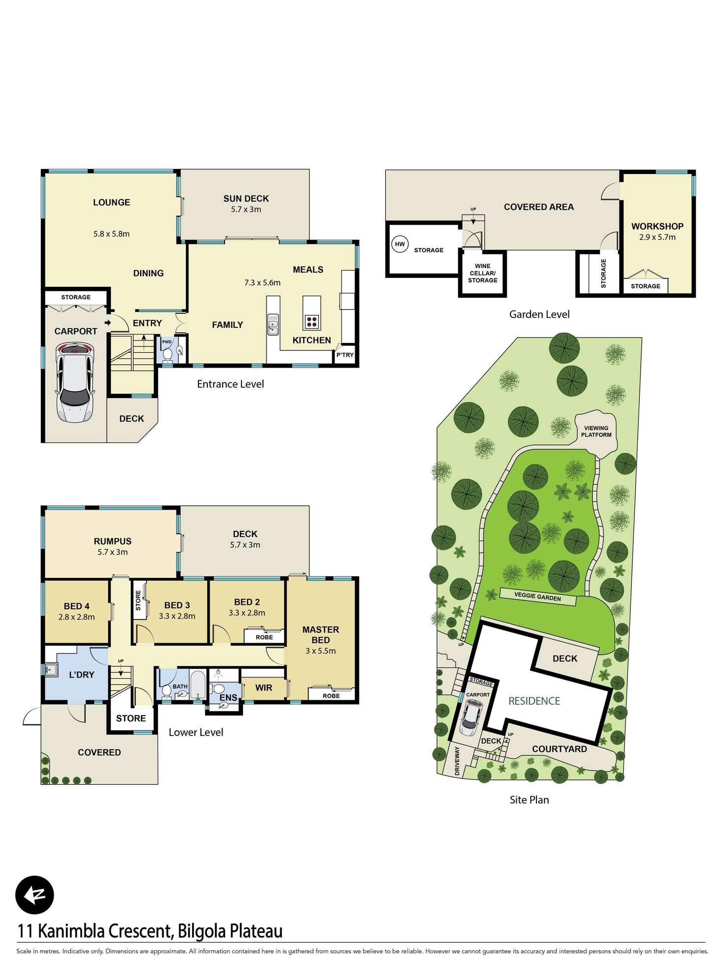 Floorplan of Homely house listing, 11 Kanimbla Crescent, Bilgola Plateau NSW 2107