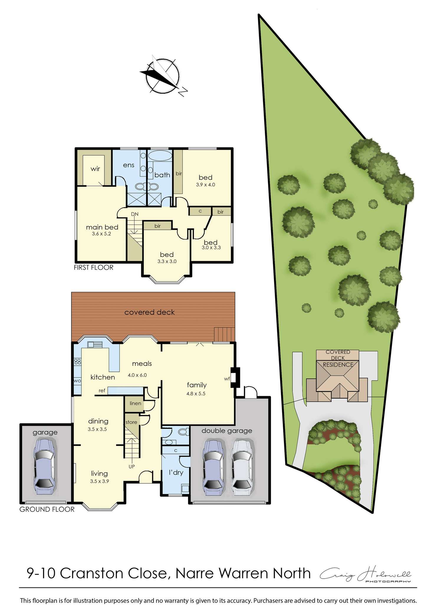 Floorplan of Homely house listing, 9-11 Cranston Close, Narre Warren North VIC 3804