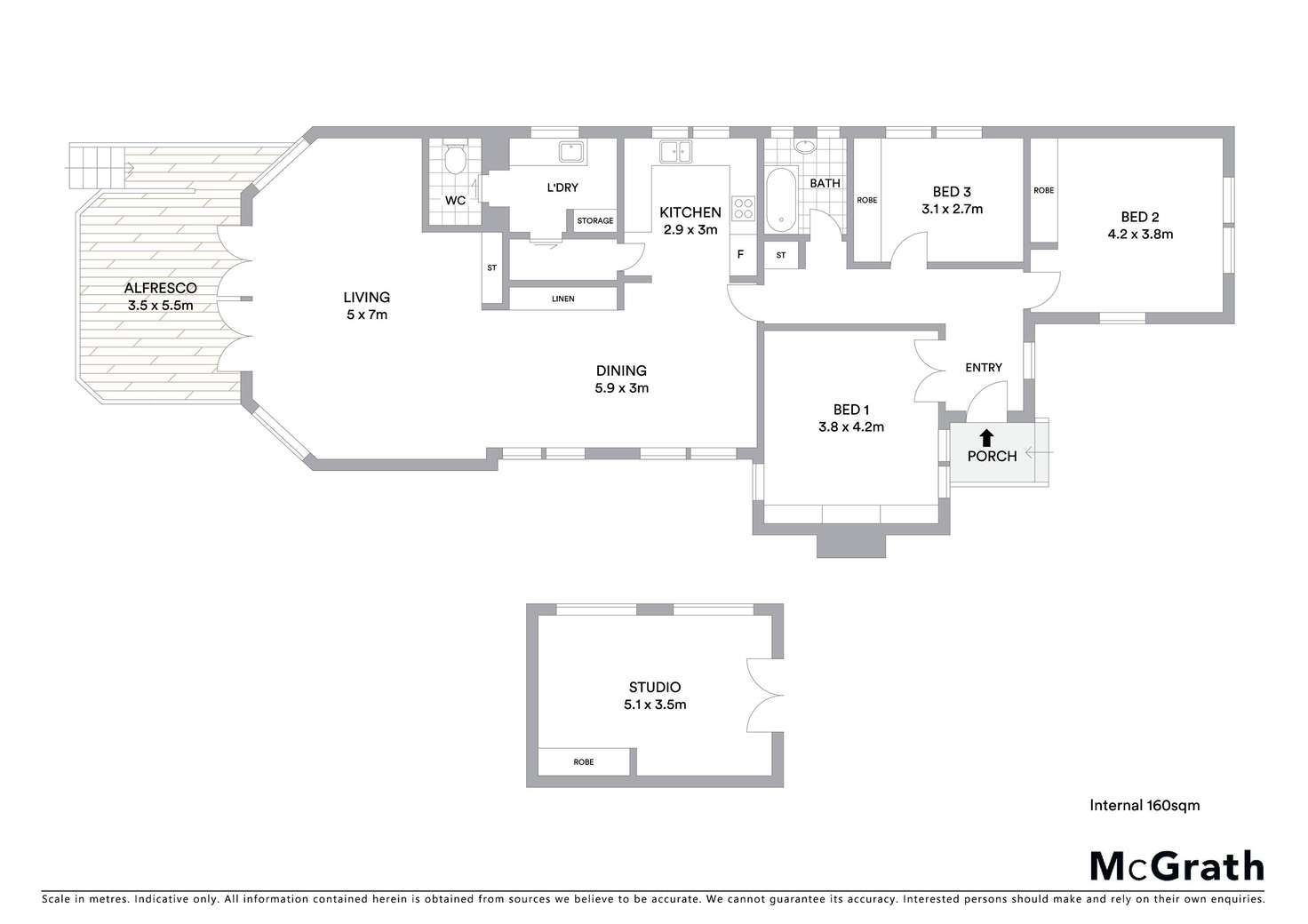 Floorplan of Homely house listing, 747 Jones Street, Albury NSW 2640