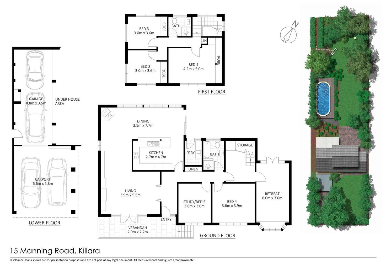 Floorplan of Homely house listing, 15 Manning Road, Killara NSW 2071