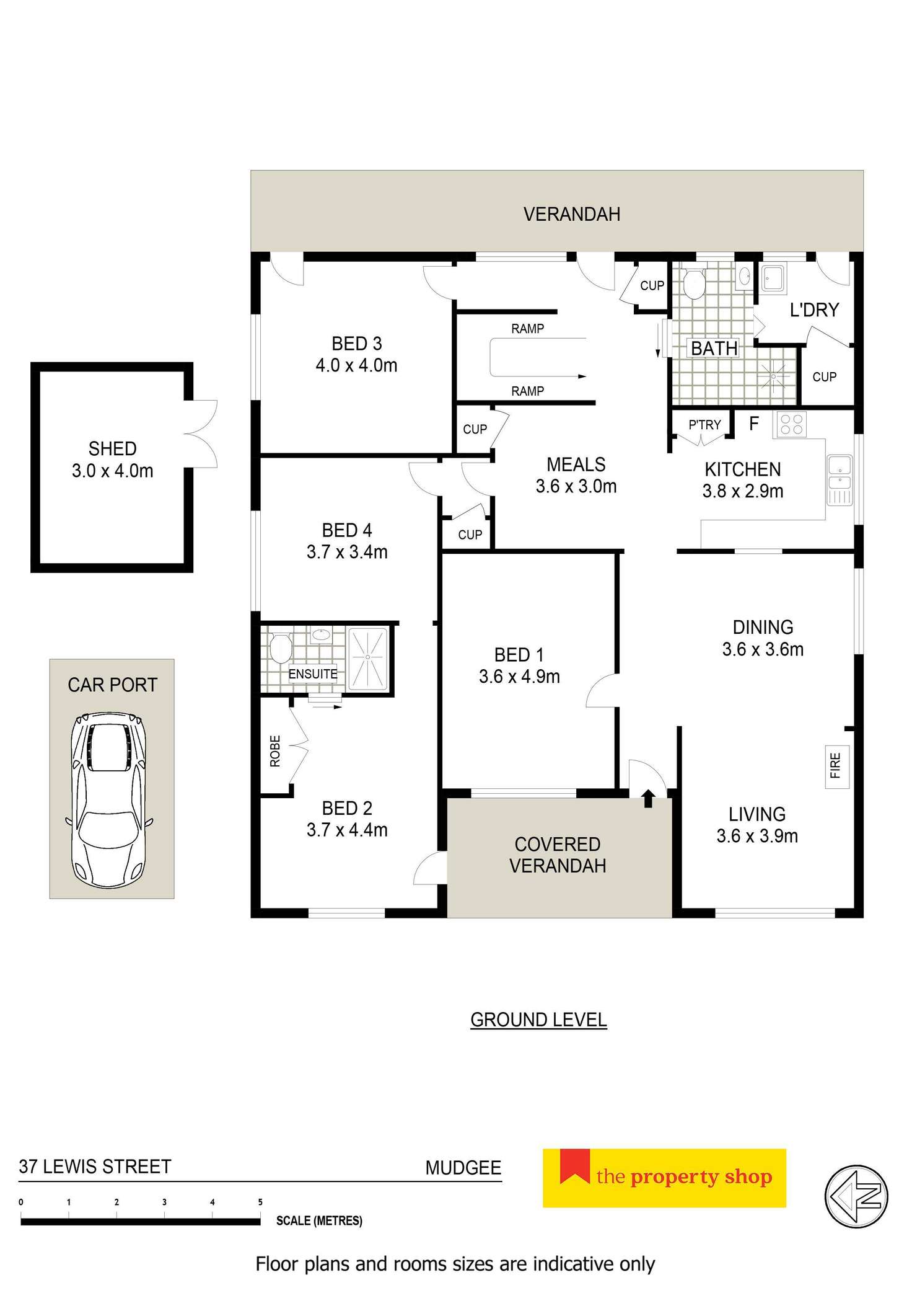 Floorplan of Homely house listing, 37 Lewis Street, Mudgee NSW 2850