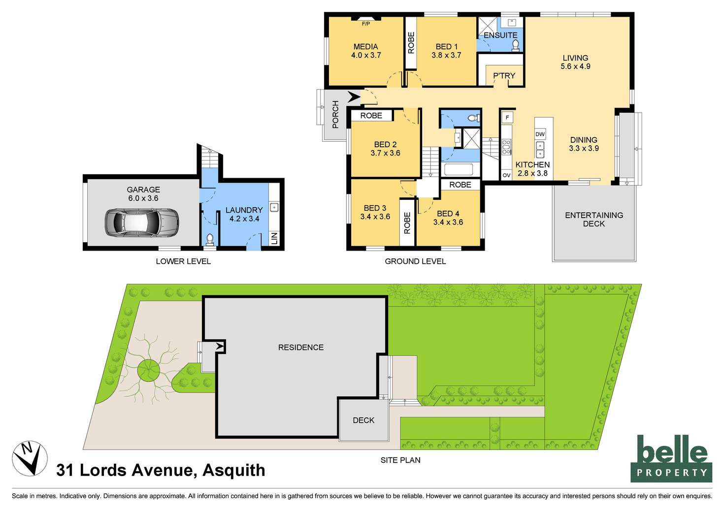 Floorplan of Homely house listing, 31 Lords Avenue, Asquith NSW 2077