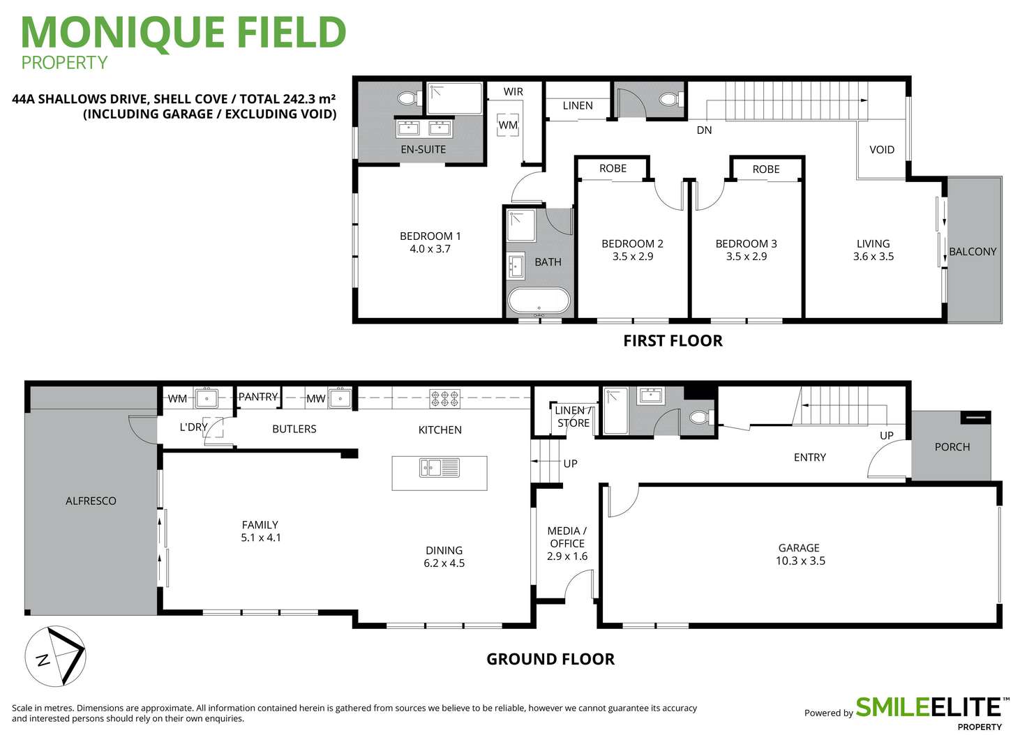 Floorplan of Homely semiDetached listing, 44a Shallows Drive, Shell Cove NSW 2529