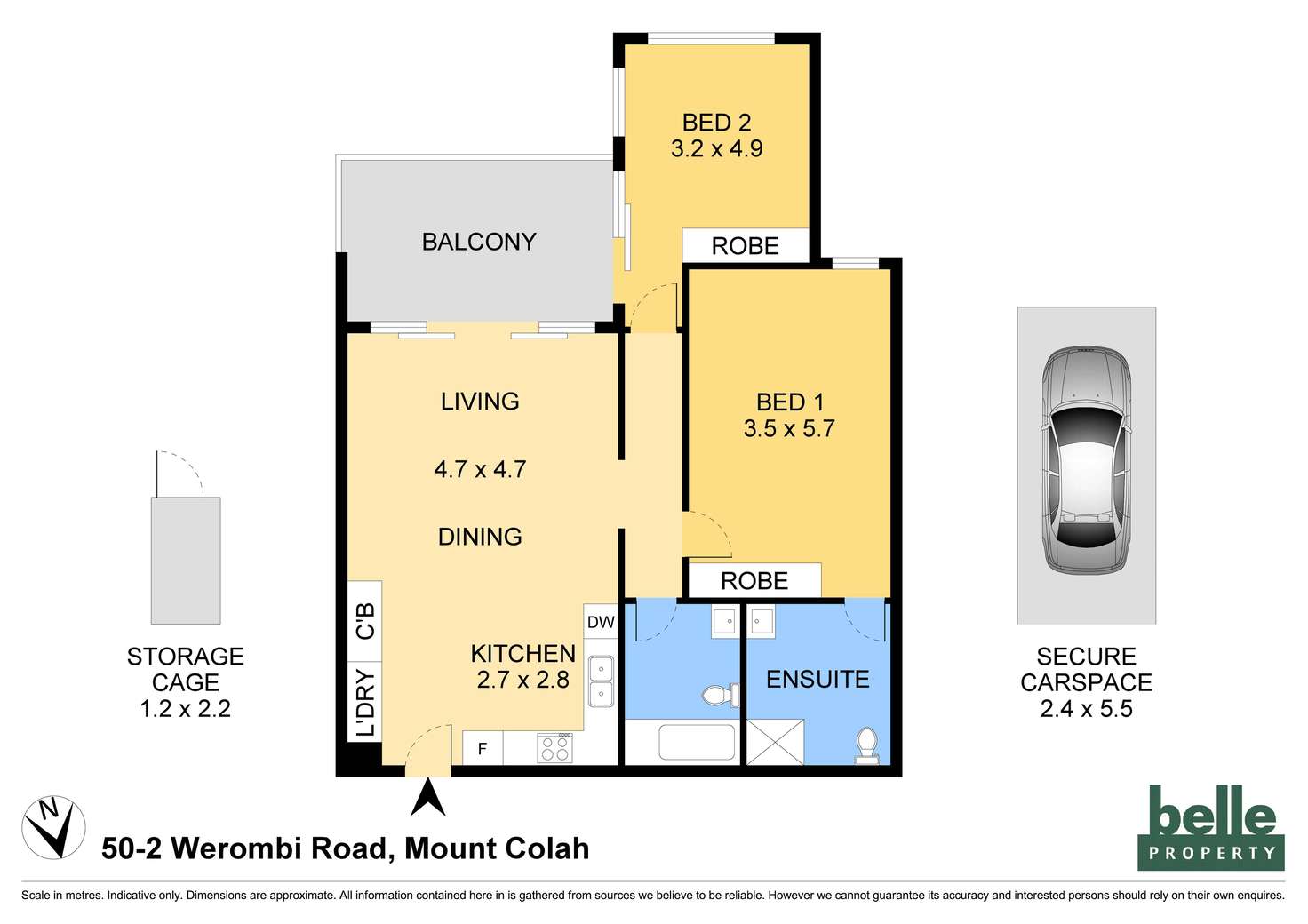 Floorplan of Homely apartment listing, 50/2-4 Werombi Road, Mount Colah NSW 2079